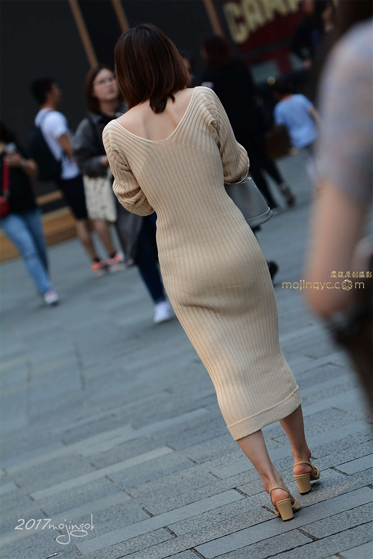图片[2]-咔喳赛10 米色长裙凉高（14p）-日更街拍