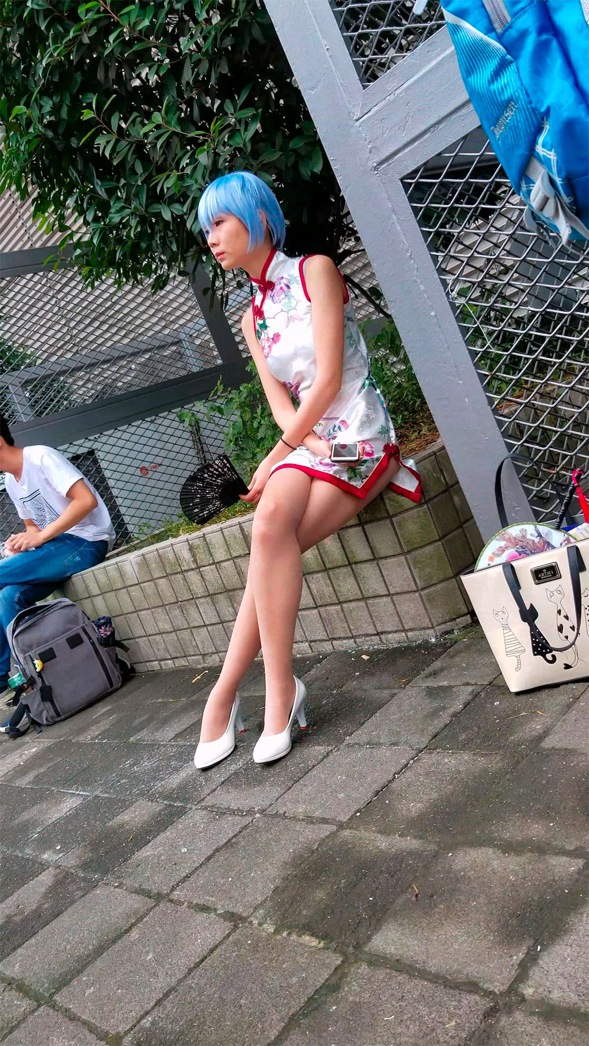 图片[2]-旗袍装cosplay美少女有点小忧郁-日更街拍