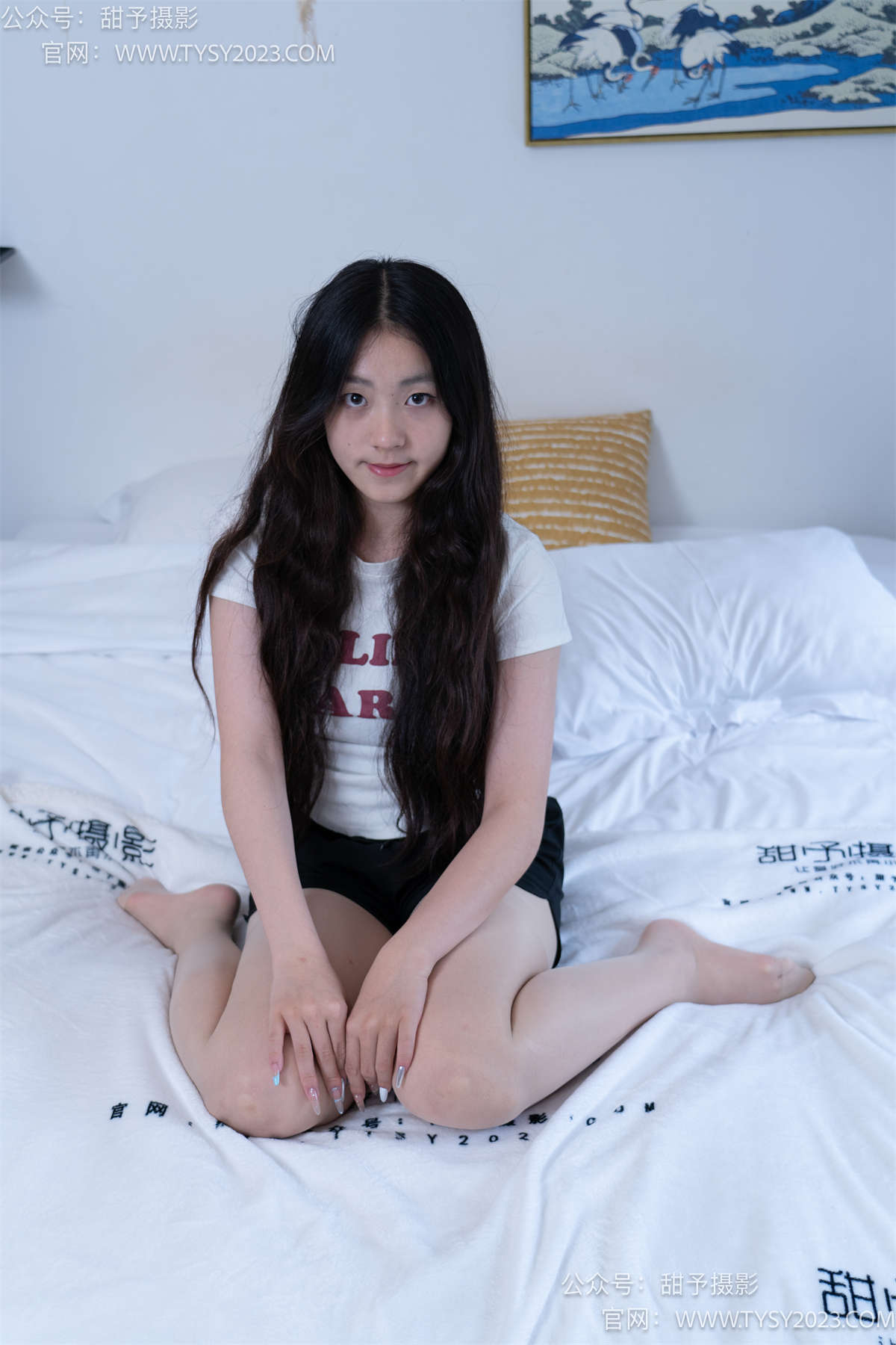 图片[2]-甜予摄影079期：小云-运动鞋、白棉袜、肉丝（脚尖加固款）完整版-日更街拍