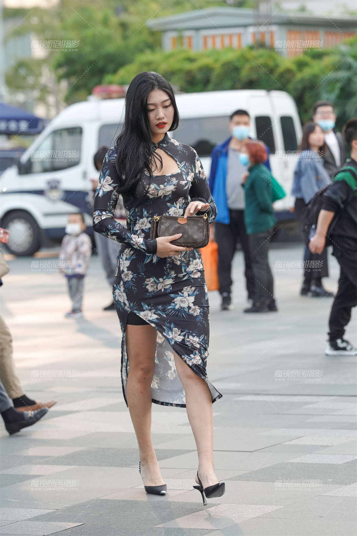 高挑美女-日更街拍