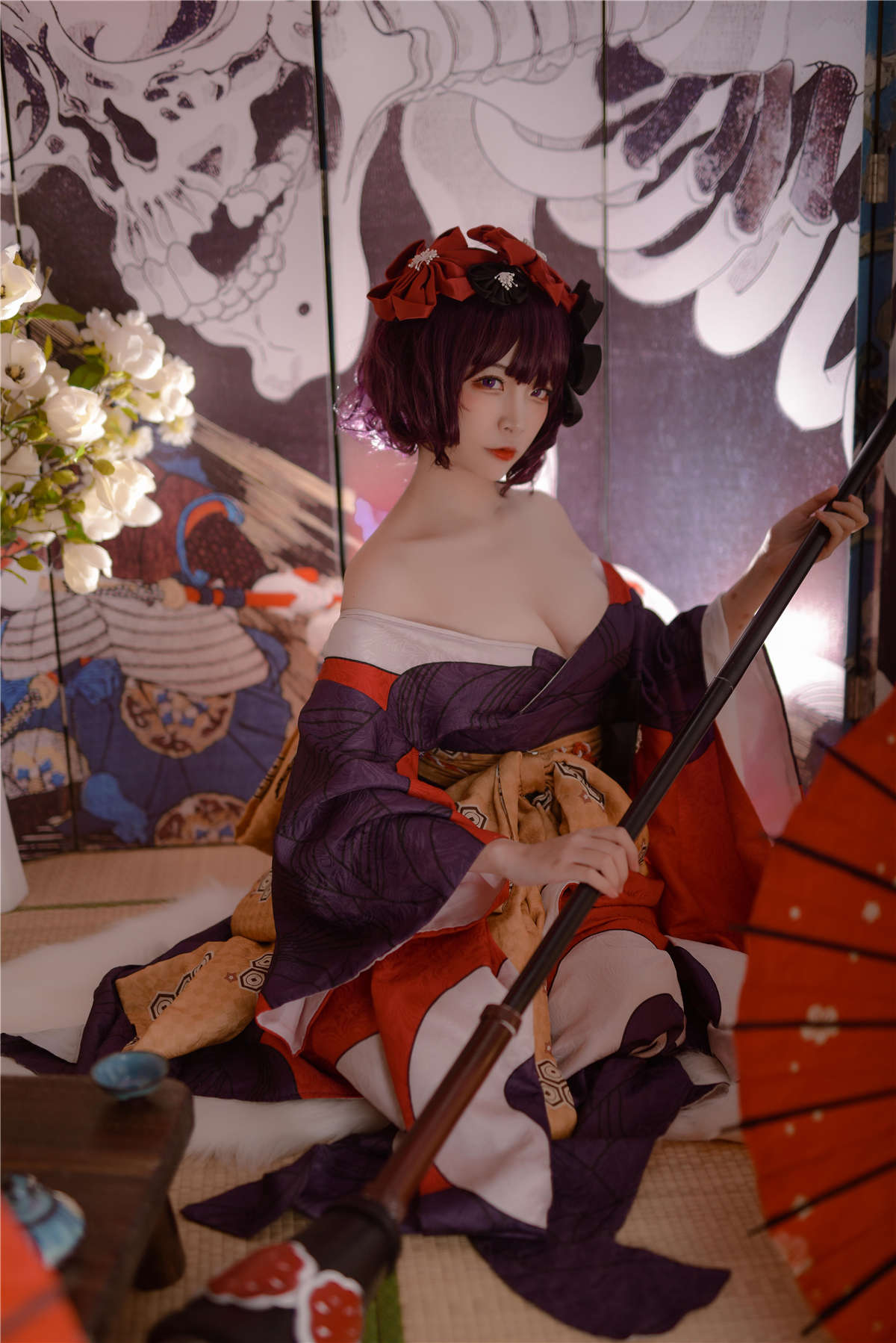 图片[2]-高产型Coser-二佐Nisa  葛饰北斋二破cos-日更街拍