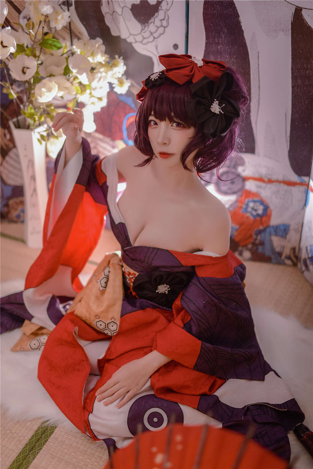 高产型Coser-二佐Nisa  葛饰北斋二破cos-日更街拍