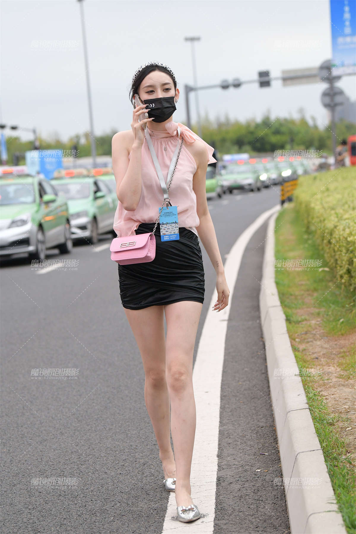 高挑大长腿女子-日更街拍