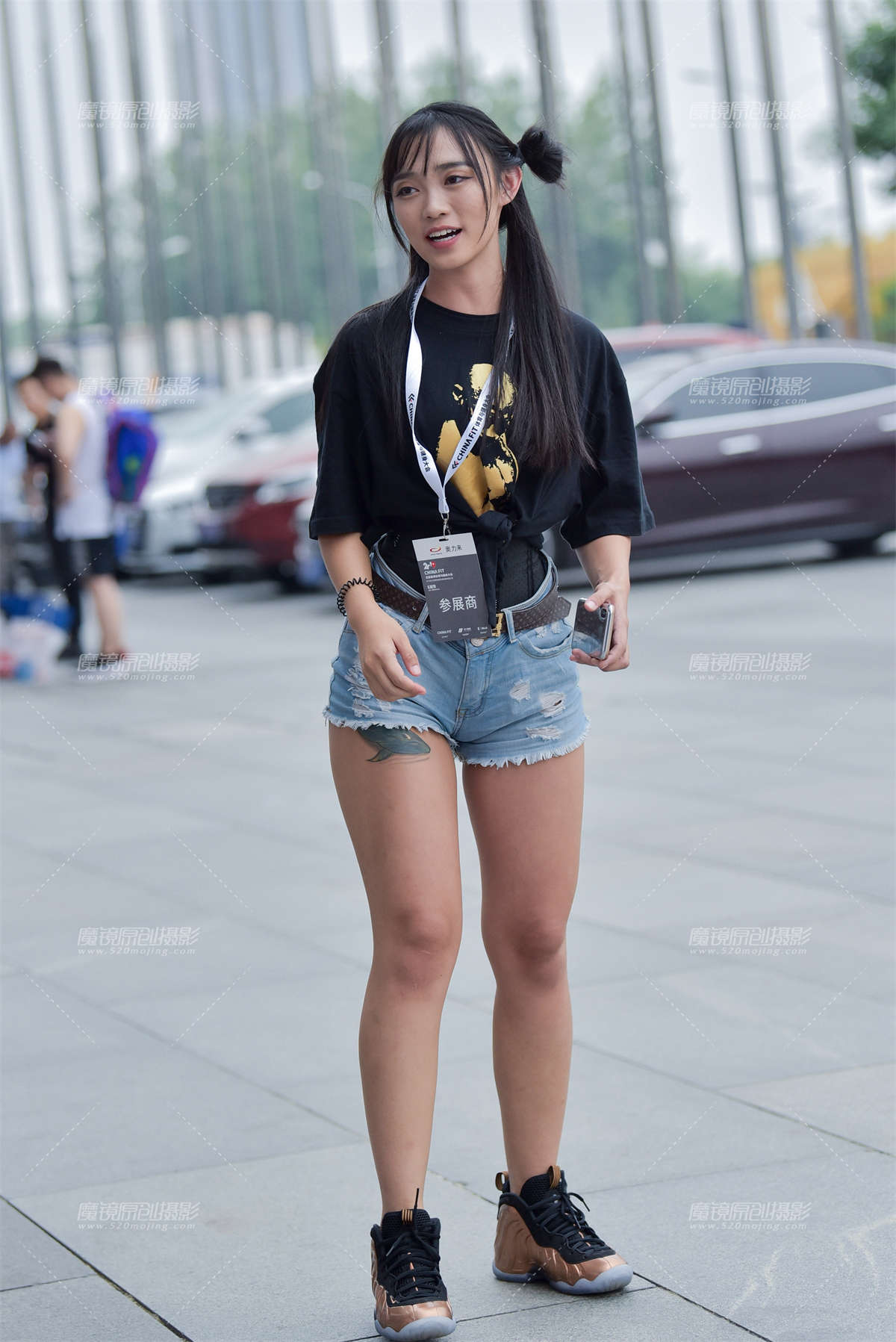 【赛德克赛帖】甜美热裤小妹-日更街拍