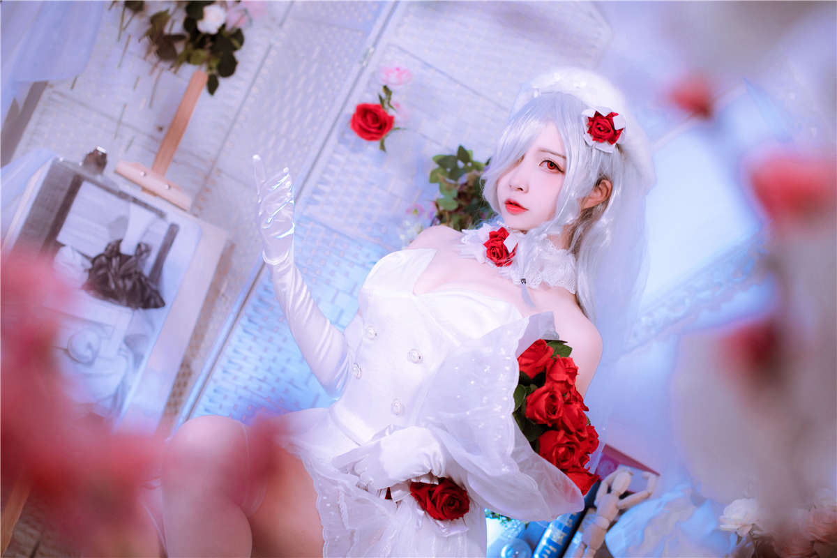 高产型Coser-二佐Nisa  花嫁-日更街拍