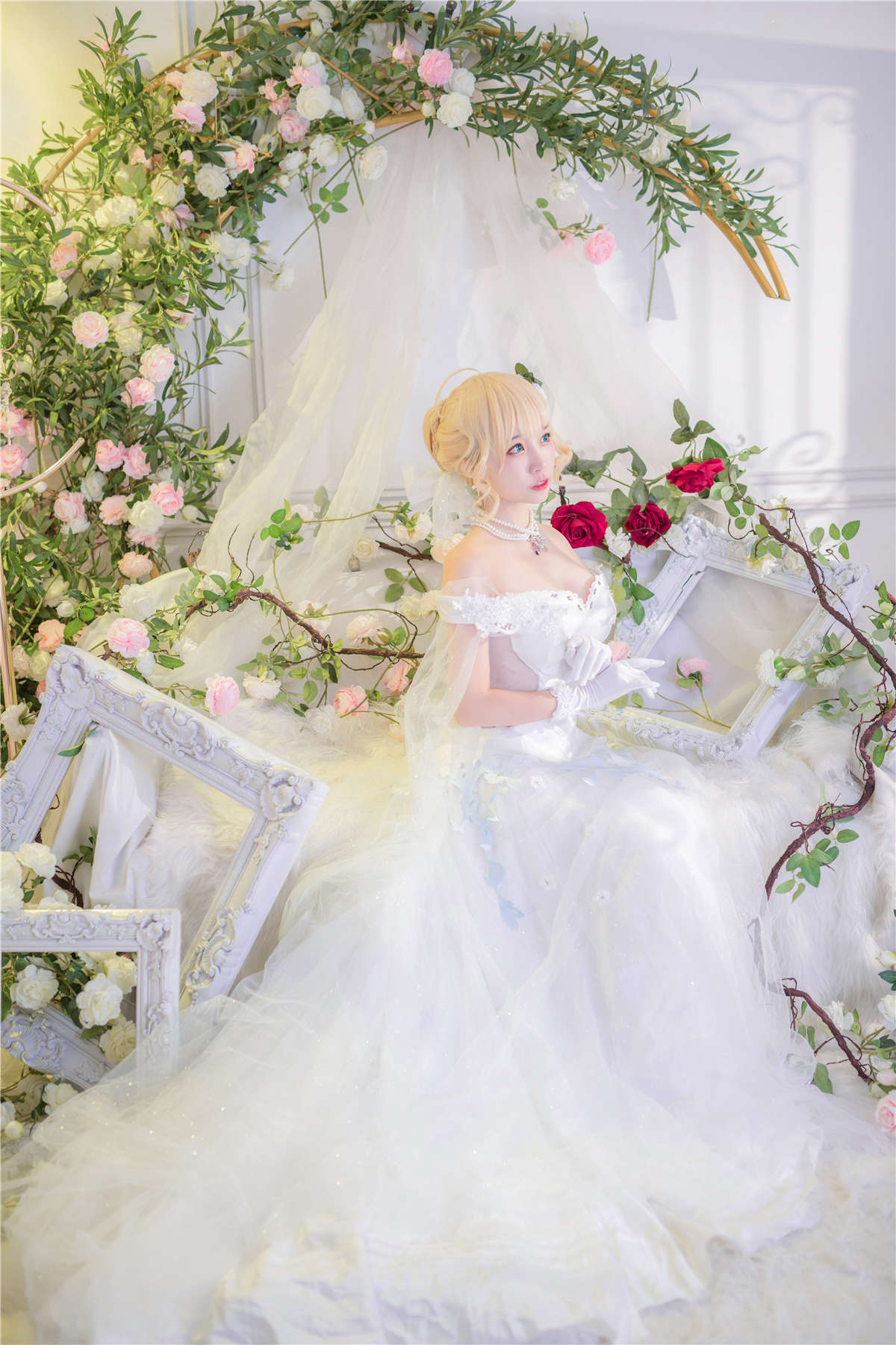 图片[2]-高产型Coser-二佐Nisa  花嫁-日更街拍