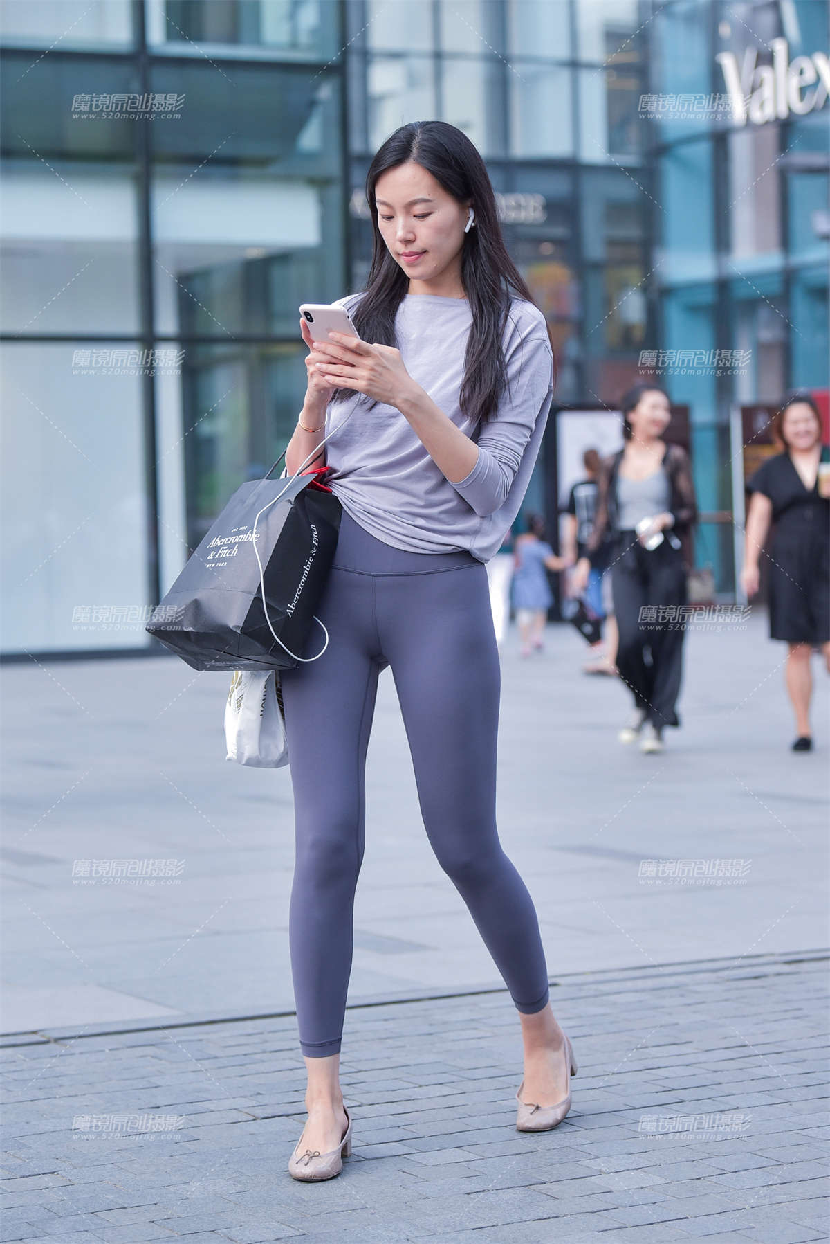 【赛德克赛帖】瑜珈裤美妇-日更街拍