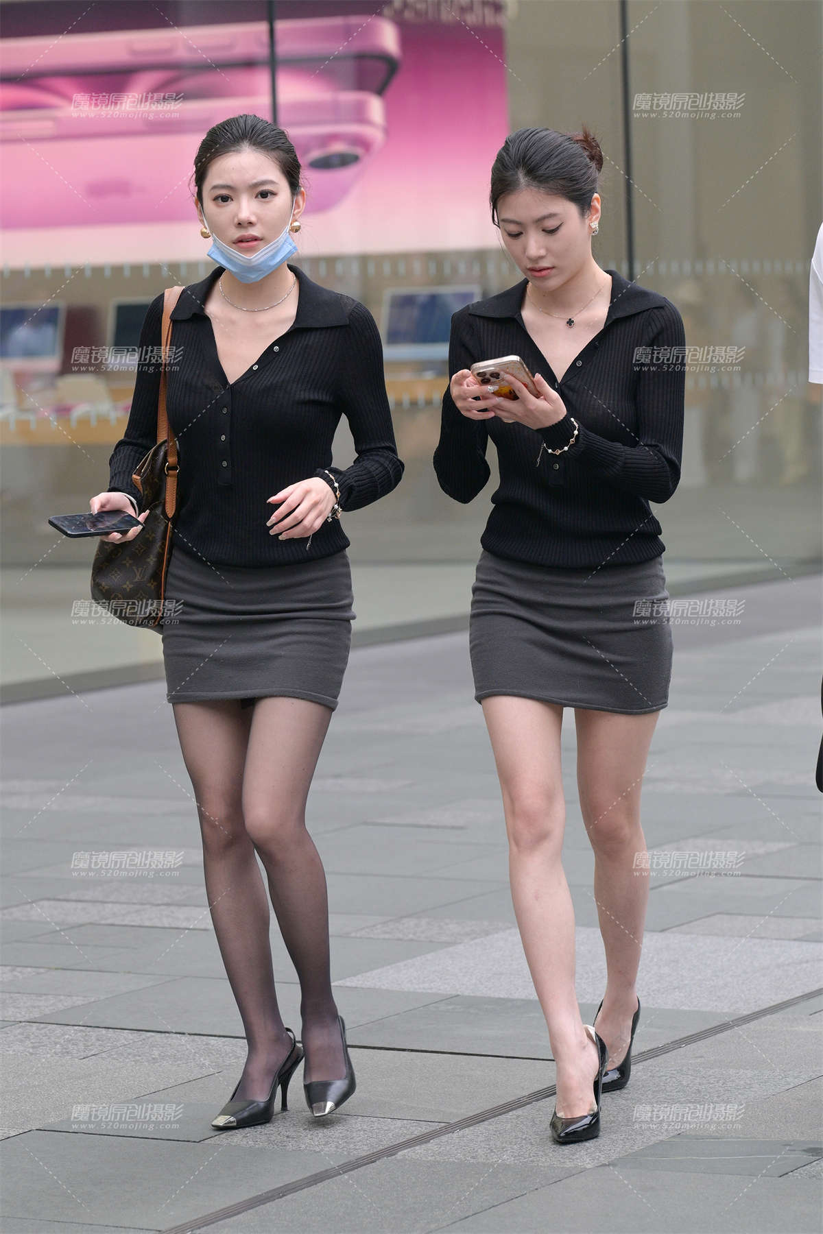 图片[2]-搭讪姐妹花-日更街拍