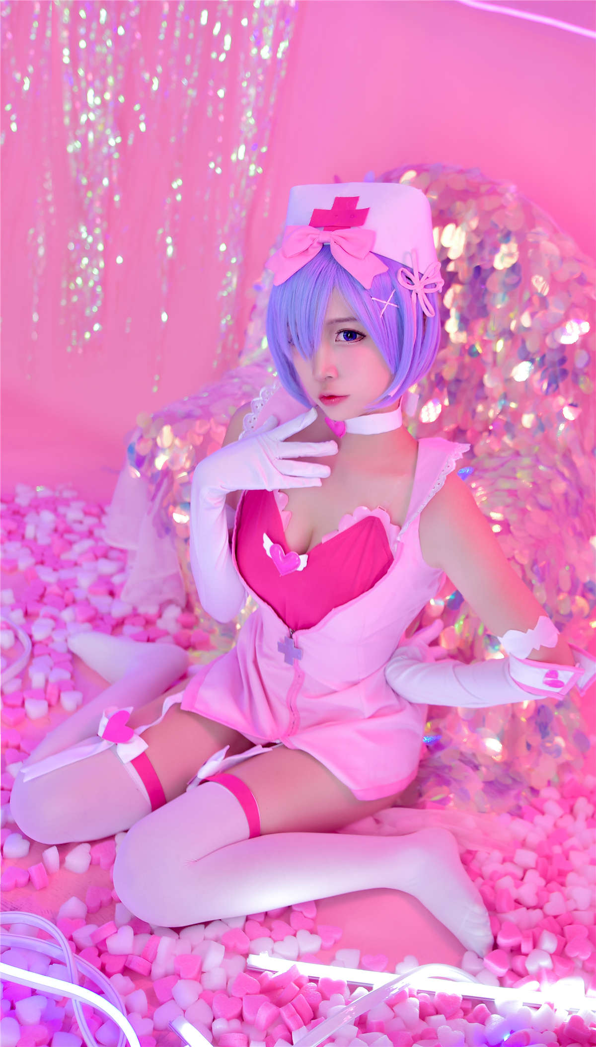 高产型Coser-二佐Nisa 蕾姆护士1-日更街拍