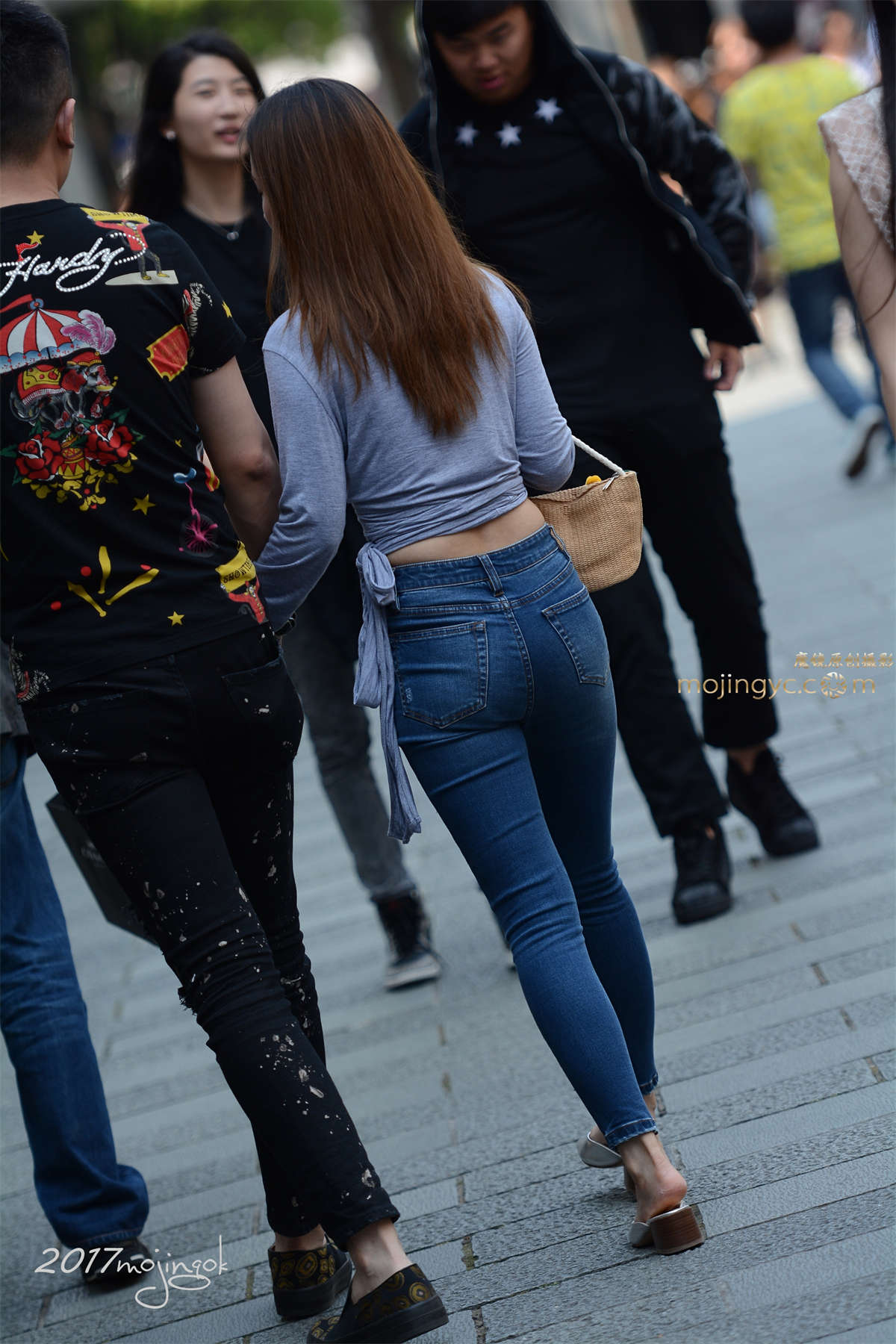 图片[2]-咔喳赛21 露脐装 紧身牛仔（16p）-日更街拍