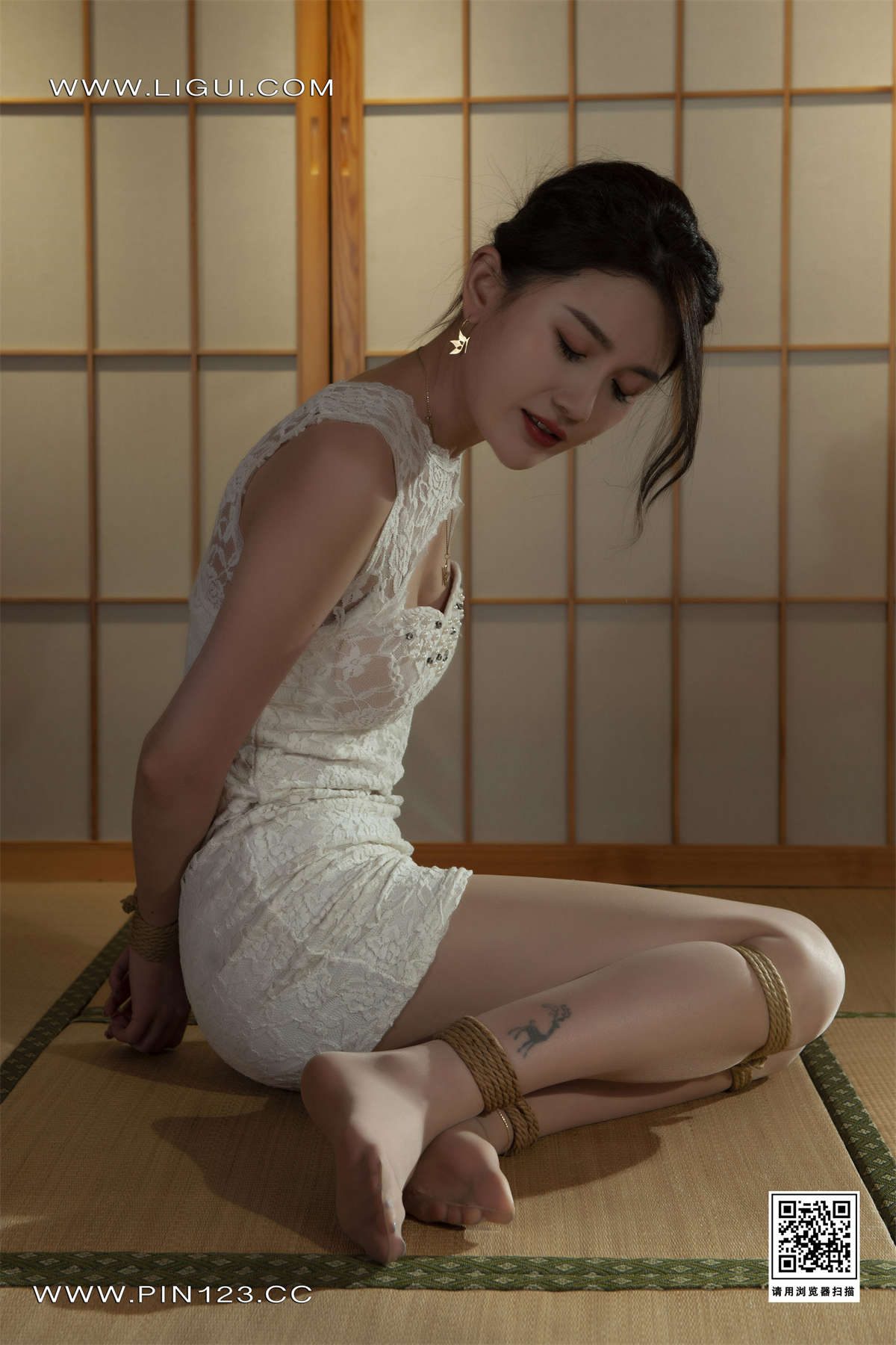 Ligui丽柜 2023.03.16 绳欲虐恋-上 甜甜-日更街拍