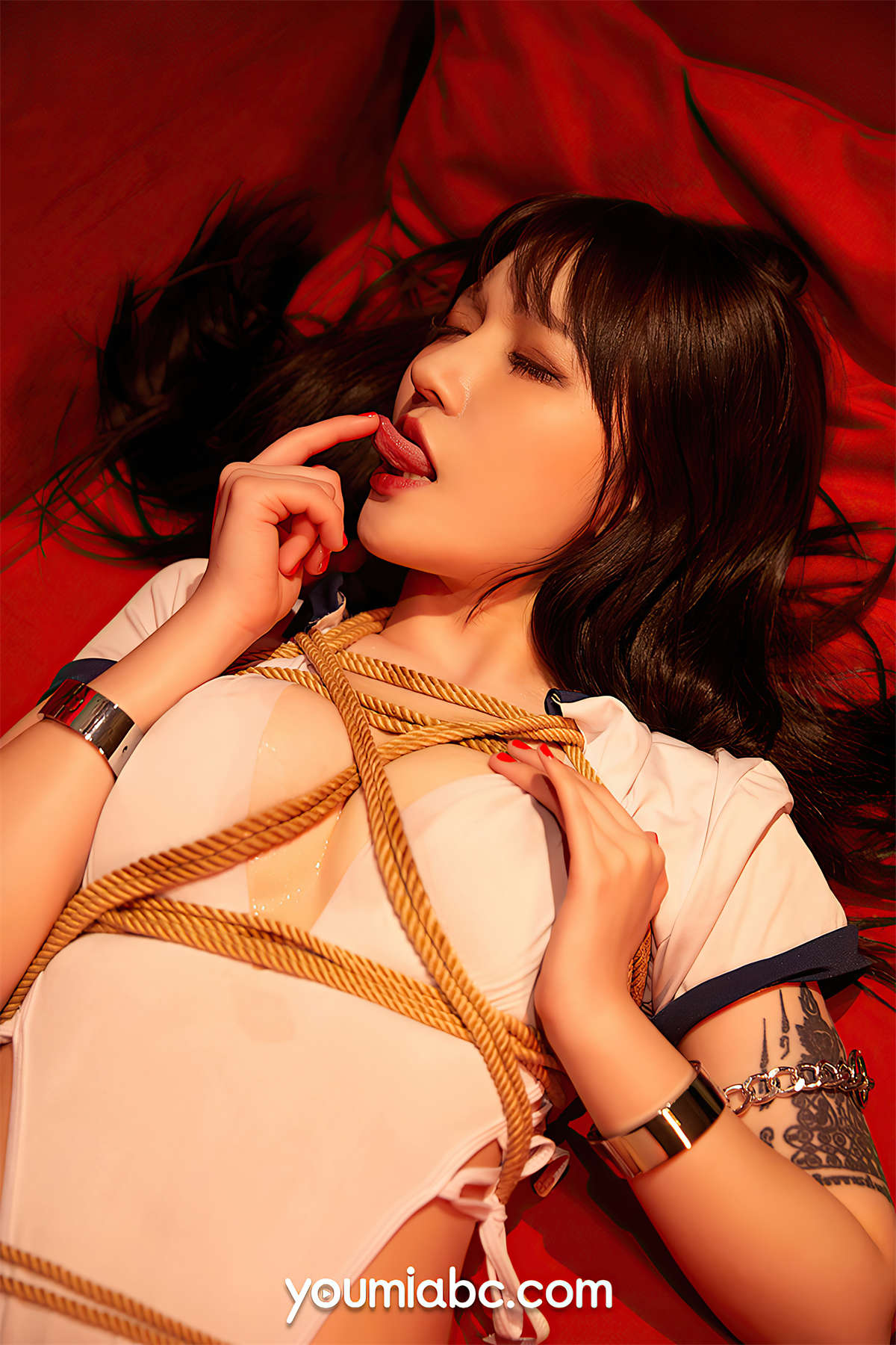 图片[2]-YouMi尤蜜 2022.01.13 绳の凌虐 西娃-日更街拍