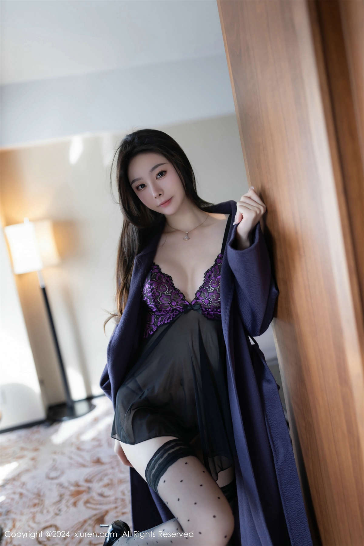 图片[2]-Xiuren秀人网 2024.03.07 No.8195 小逗逗-日更街拍
