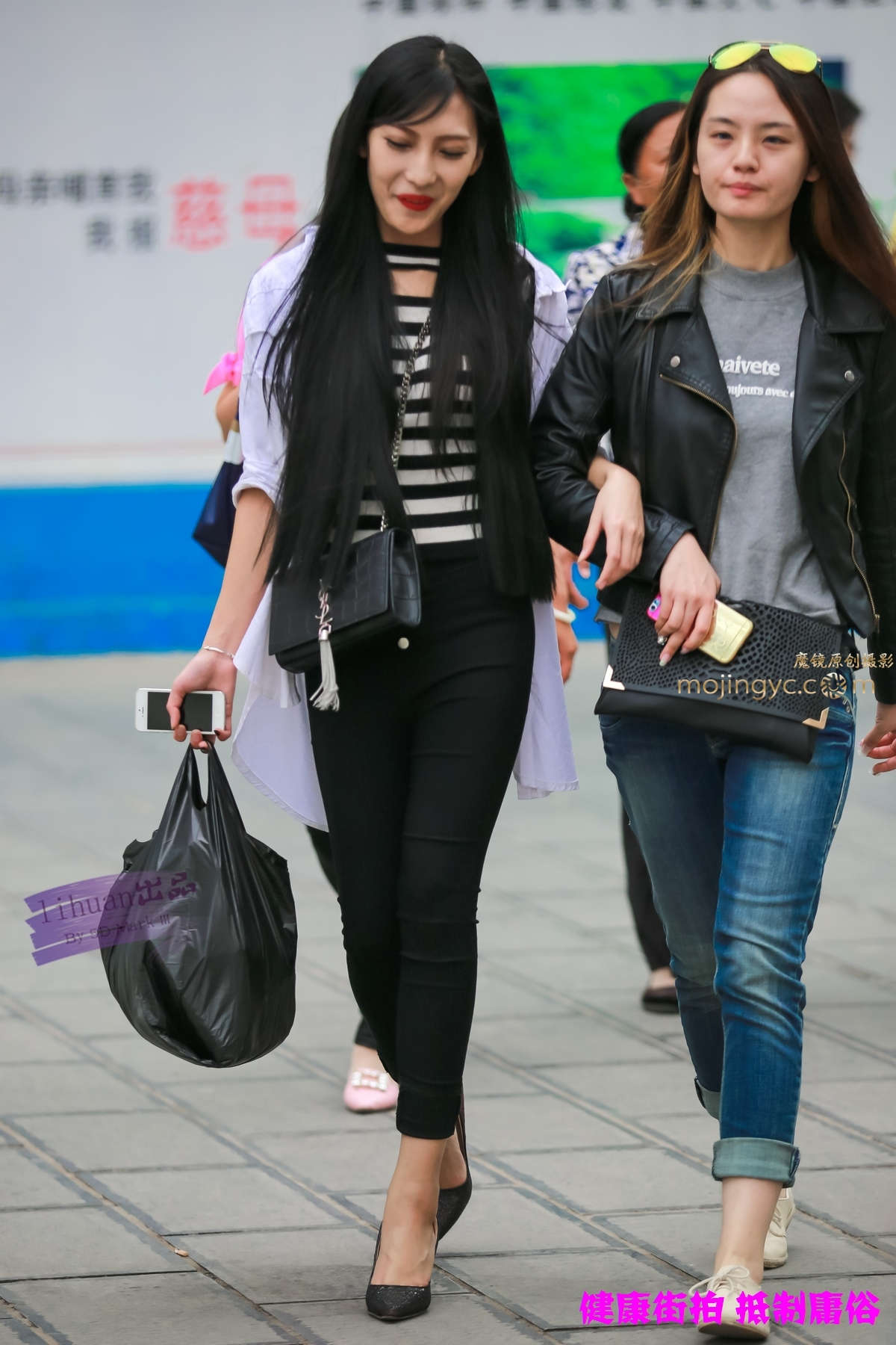 图片[2]-李欢原创-黑裤，兔牙美女（11P）-日更街拍