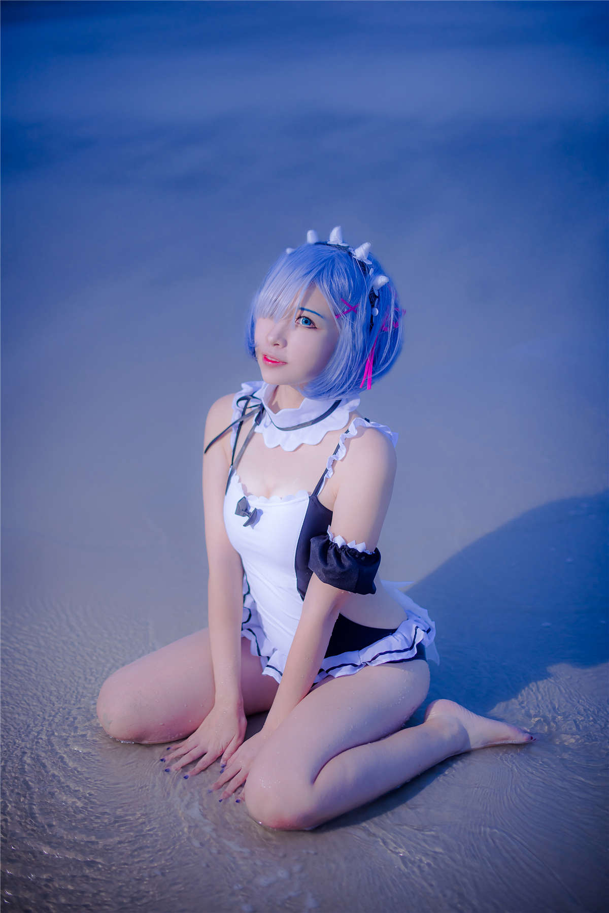 图片[2]-高产型Coser-二佐Nisa 泳衣-日更街拍