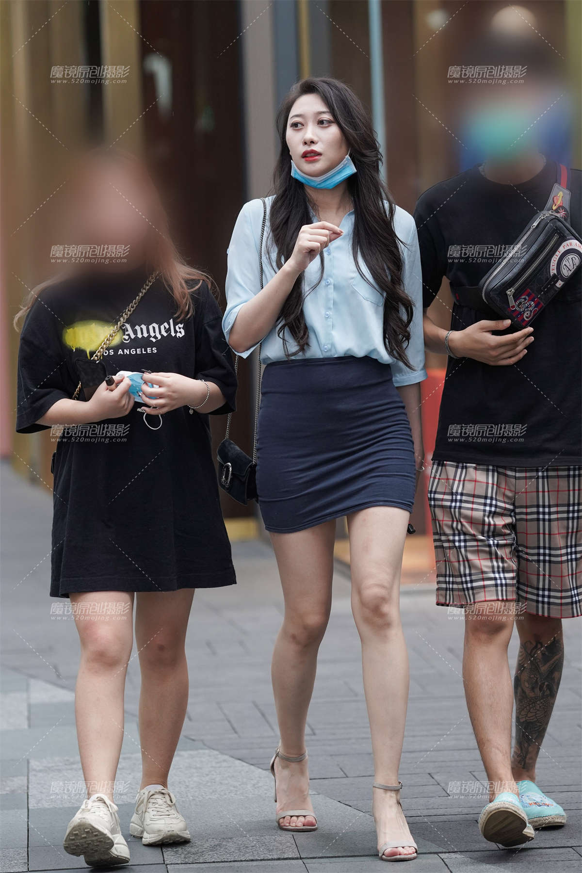 【凯恩赛贴】长腿包臀裙-日更街拍