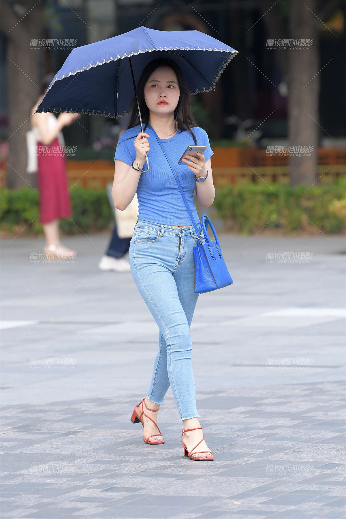 【红石赛贴】漂亮牛仔裤美女-日更街拍