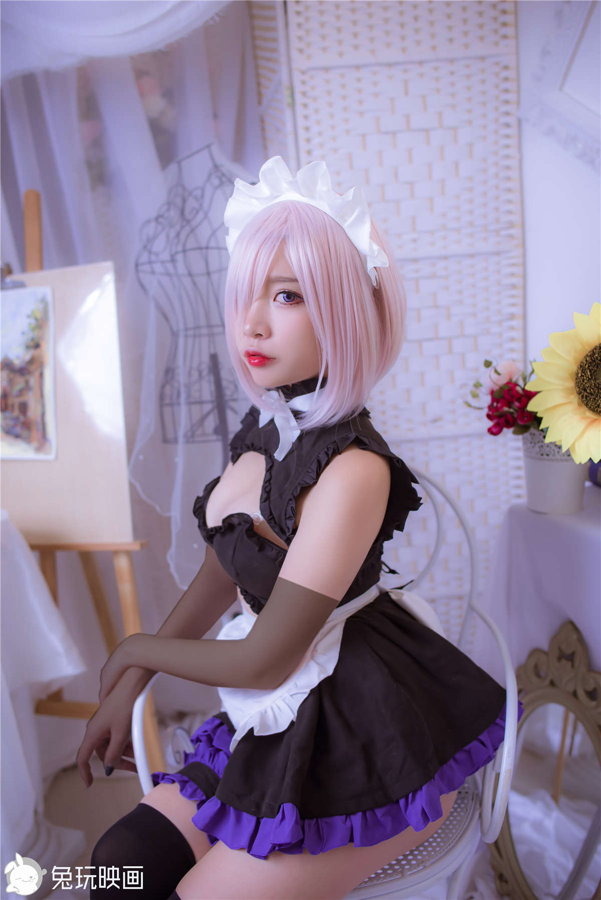 高产型Coser-二佐Nisa  玛修女仆-日更街拍