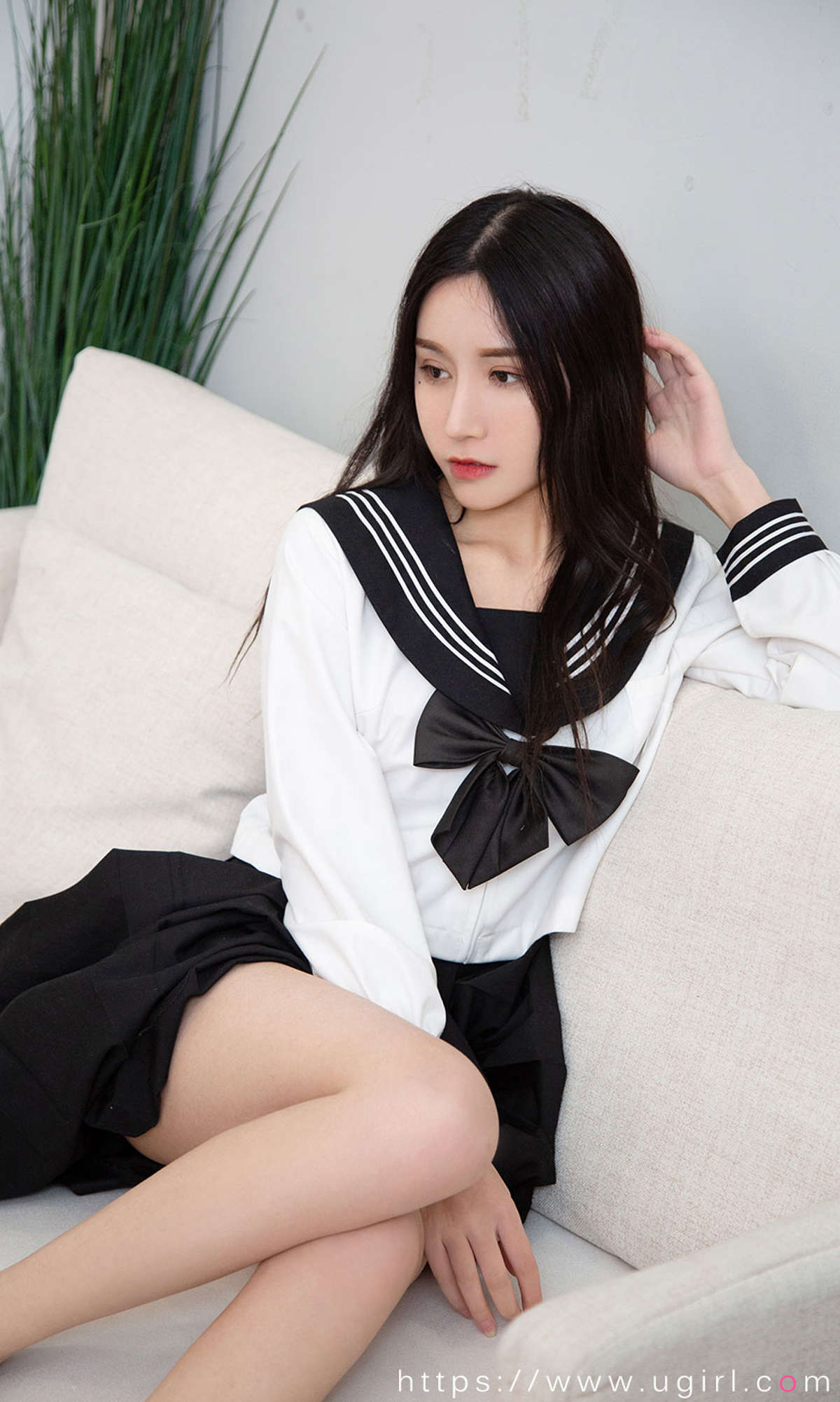图片[2]-Ugirls爱尤物 NO.2158 茯苓 全能制服-日更街拍