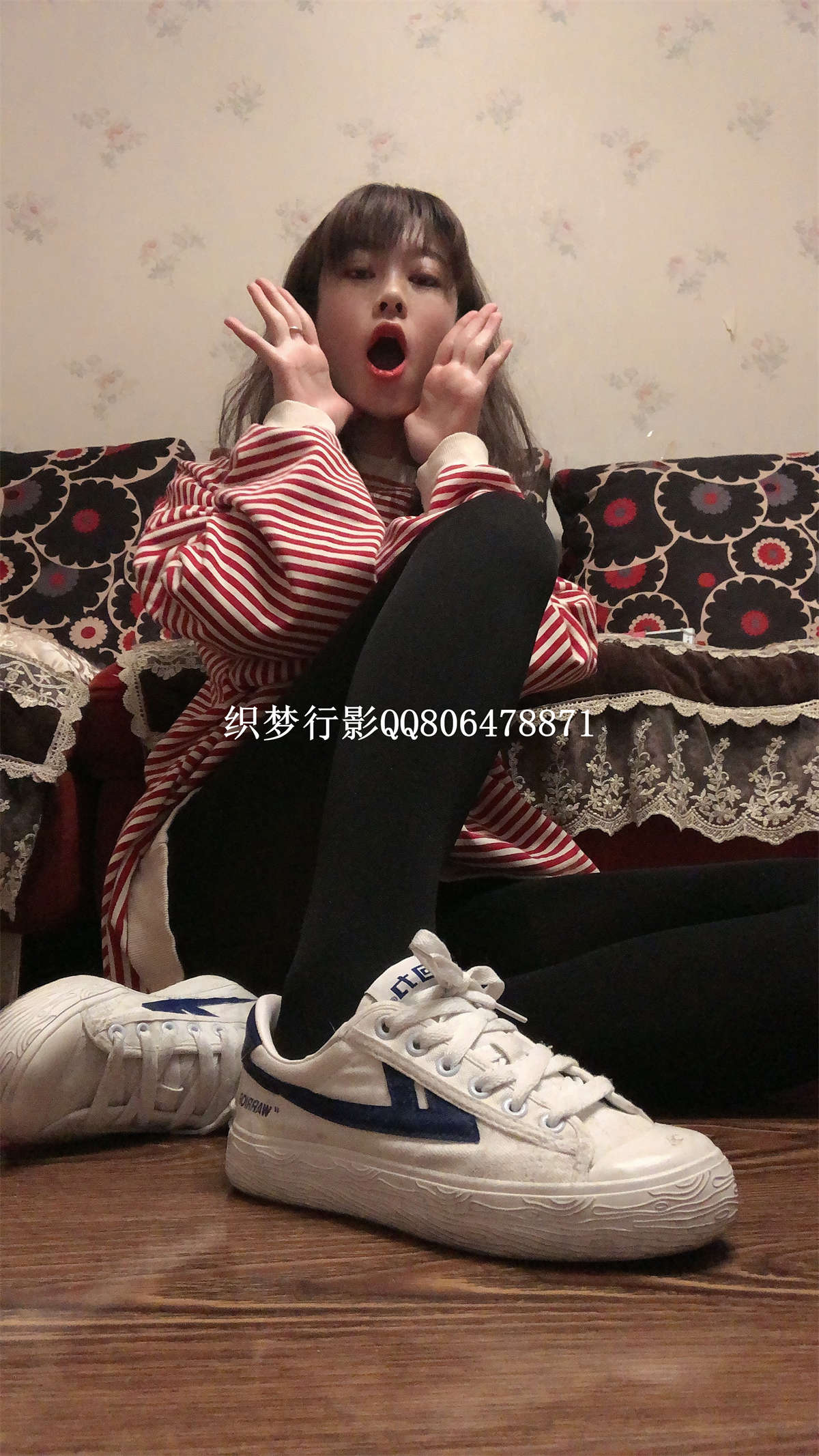 图片[2]-织梦行影摄影作品 第041期 黑色厚丝-日更街拍