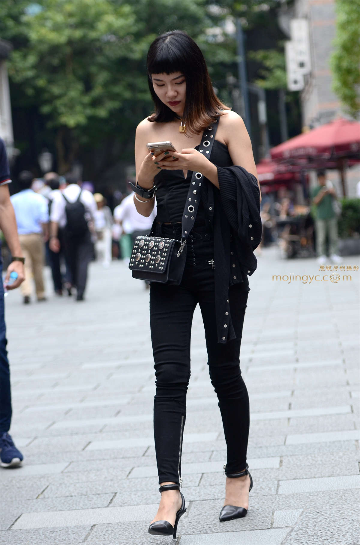 【验证街拍大赛NO.5】神摄手赛17 黑色魅惑-日更街拍