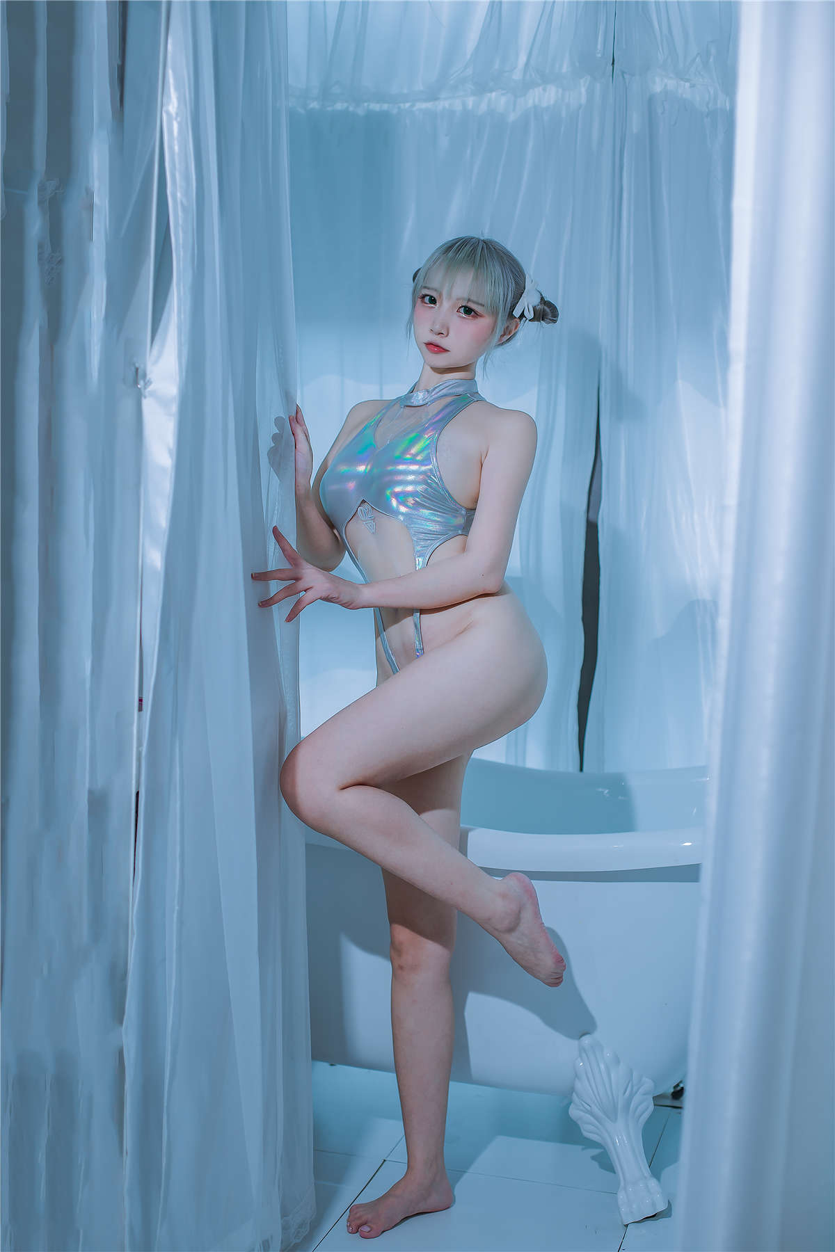 高产型Coser-二佐Nisa  竞泳 魔鬼私房-日更街拍
