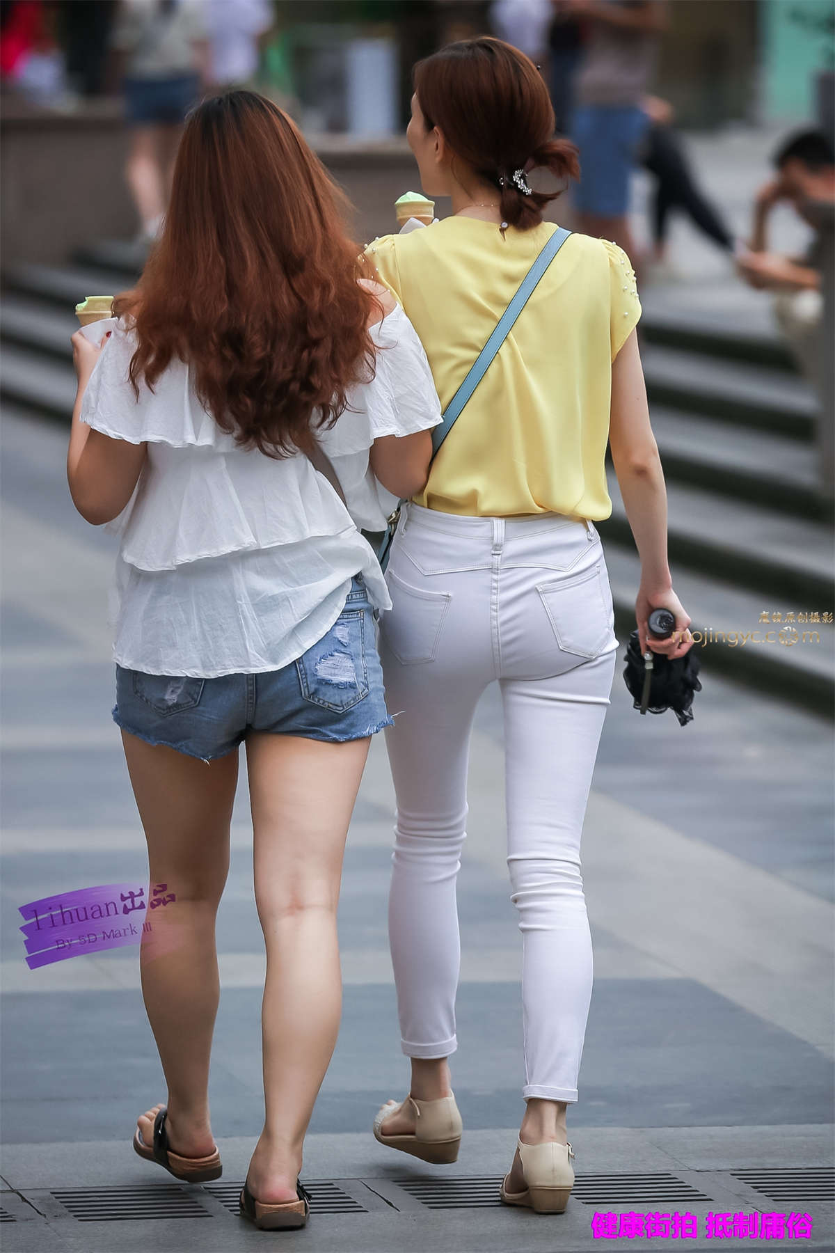 图片[2]-李欢原创-白裤，丰腴（14P）-日更街拍