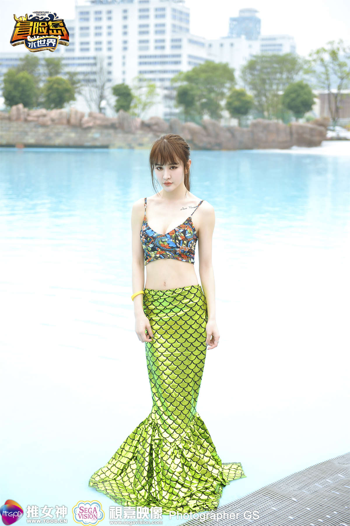TGOD推女神 2016.07.07 冒险岛水世界 Milk楚楚、Cheryl青树、Akiki朱若慕、陆薇-GS_奚敏浩-日更街拍