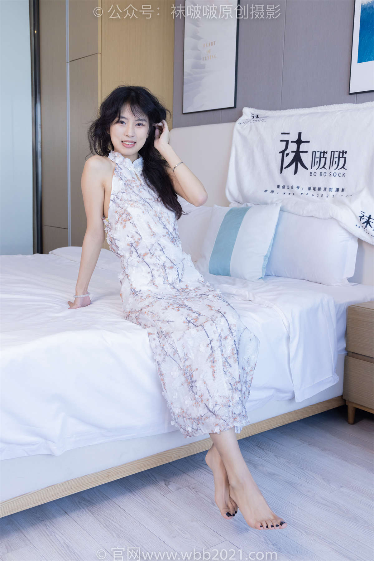 图片[2]-袜啵啵 No.536 奶油-高跟鞋、薄肉丝（脚尖微加固款）、裸足（黑色美甲）、裸足淋酸奶剧情 花絮剧情版-日更街拍