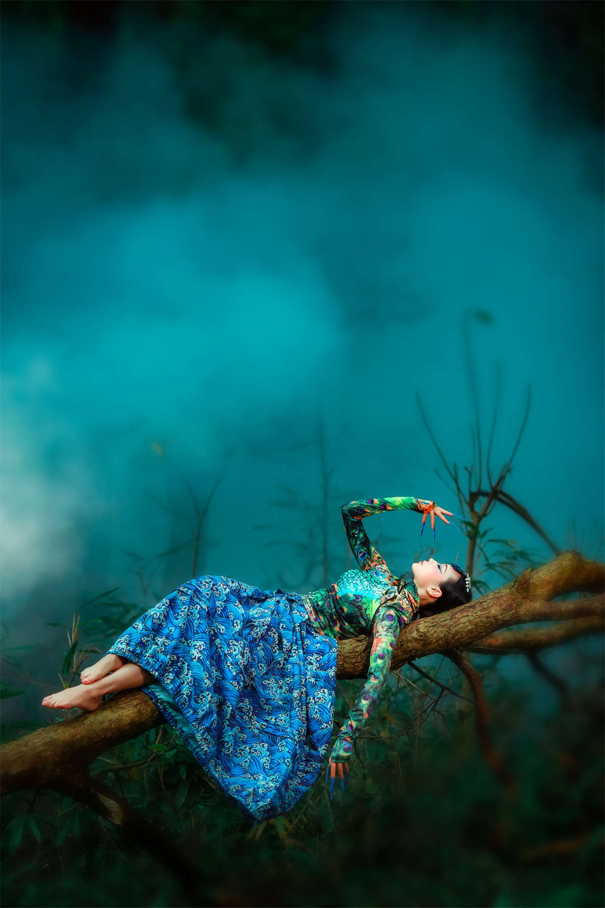 图片[2]-YITUYU艺图语 2021.08.18 孔雀林 青萧-日更街拍