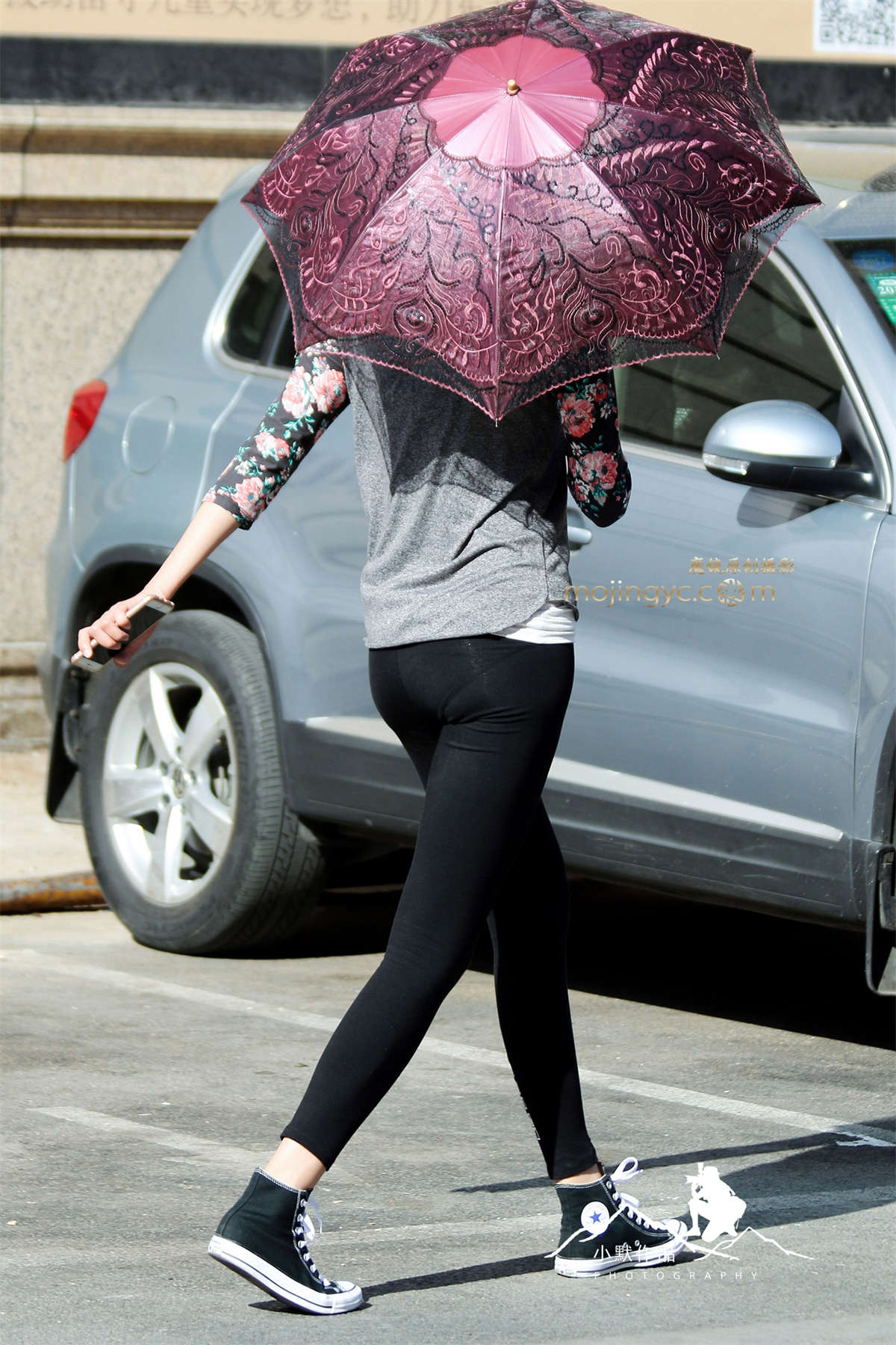 图片[2]-第766篇★PINK紧身运动修身裤★-14P-日更街拍