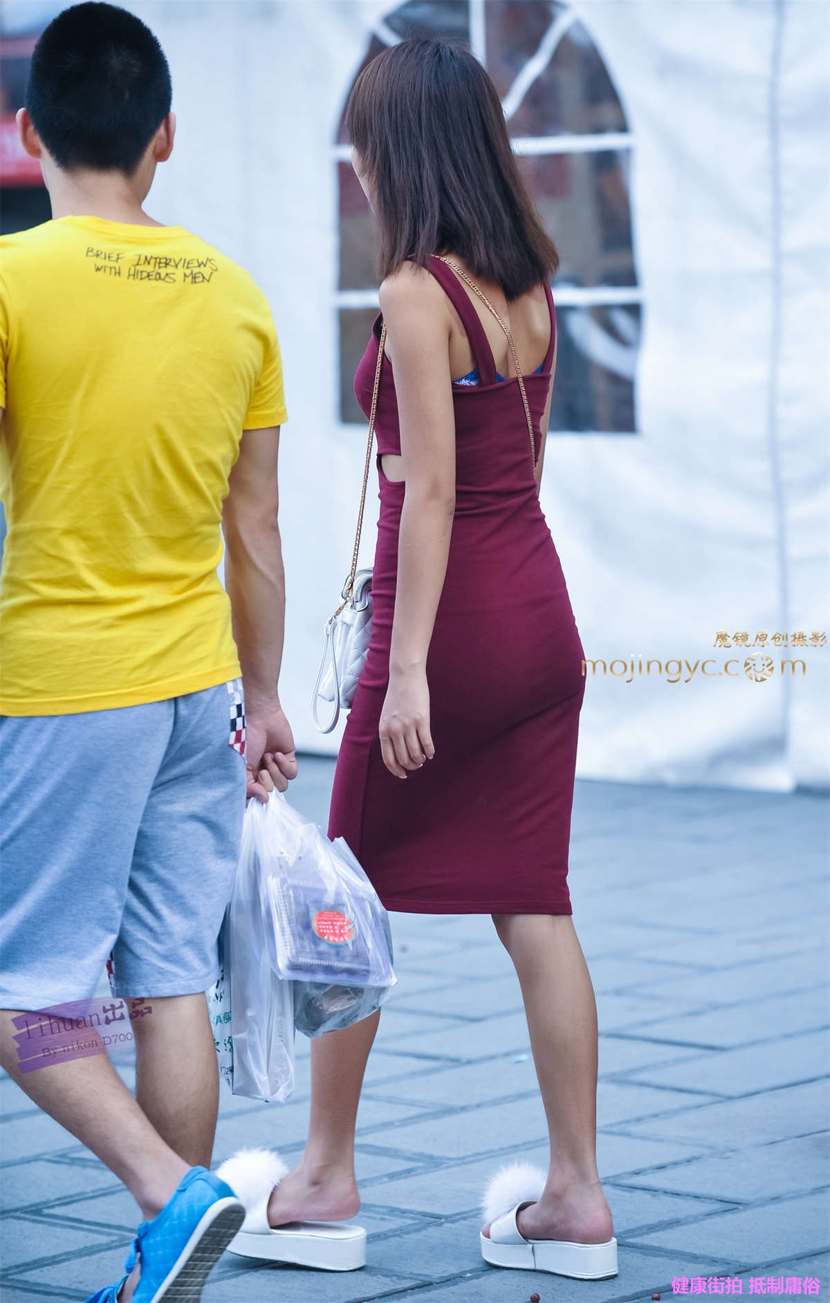 图片[2]-李欢原创-红色一步裙（13P）-日更街拍