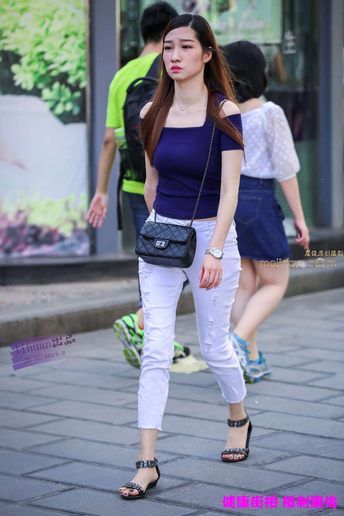 图片[2]-李欢原创-白裤，美女（13P）-日更街拍