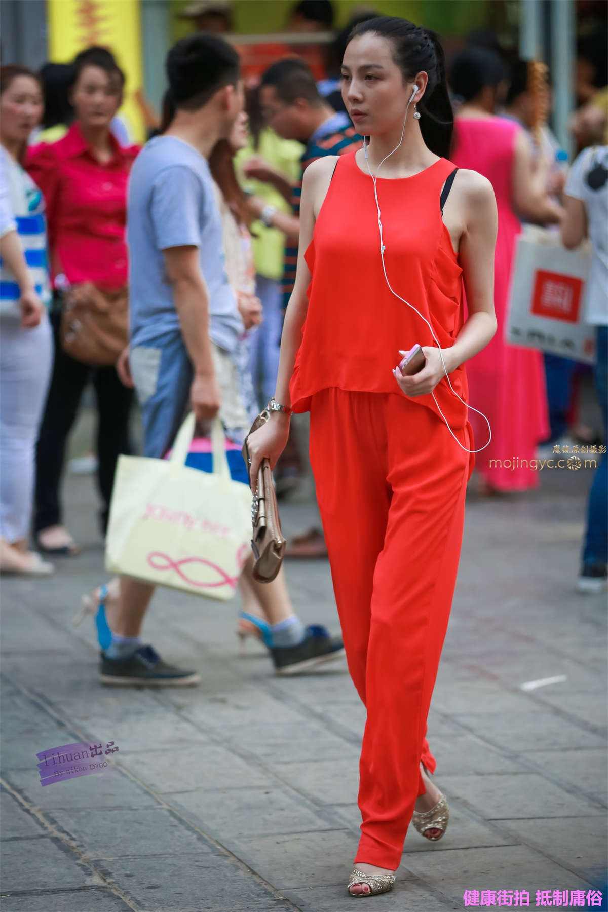 图片[2]-李欢原创-红衣，美女（11P）-日更街拍