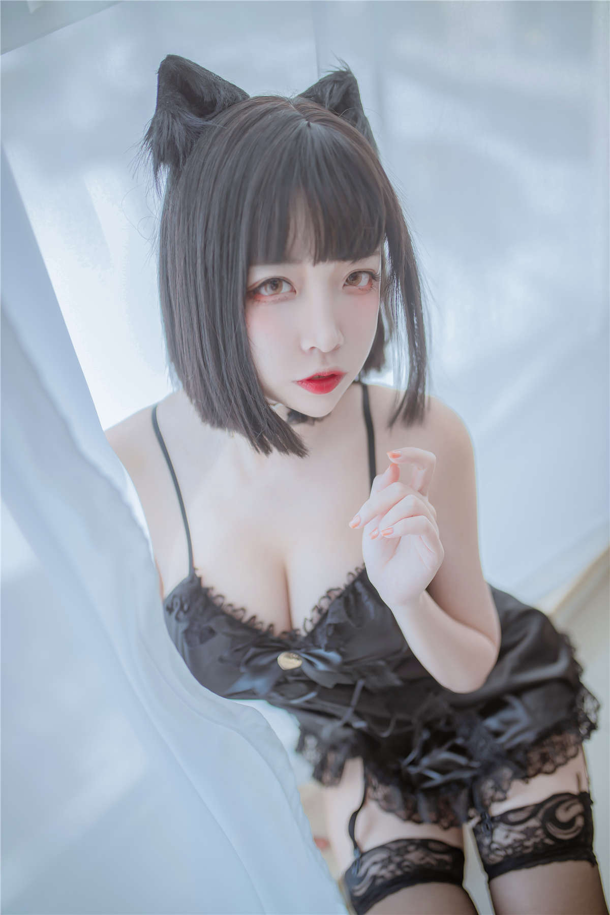高产型Coser-二佐Nisa  私房双人猫耳  日奈娇x二佐-日更街拍