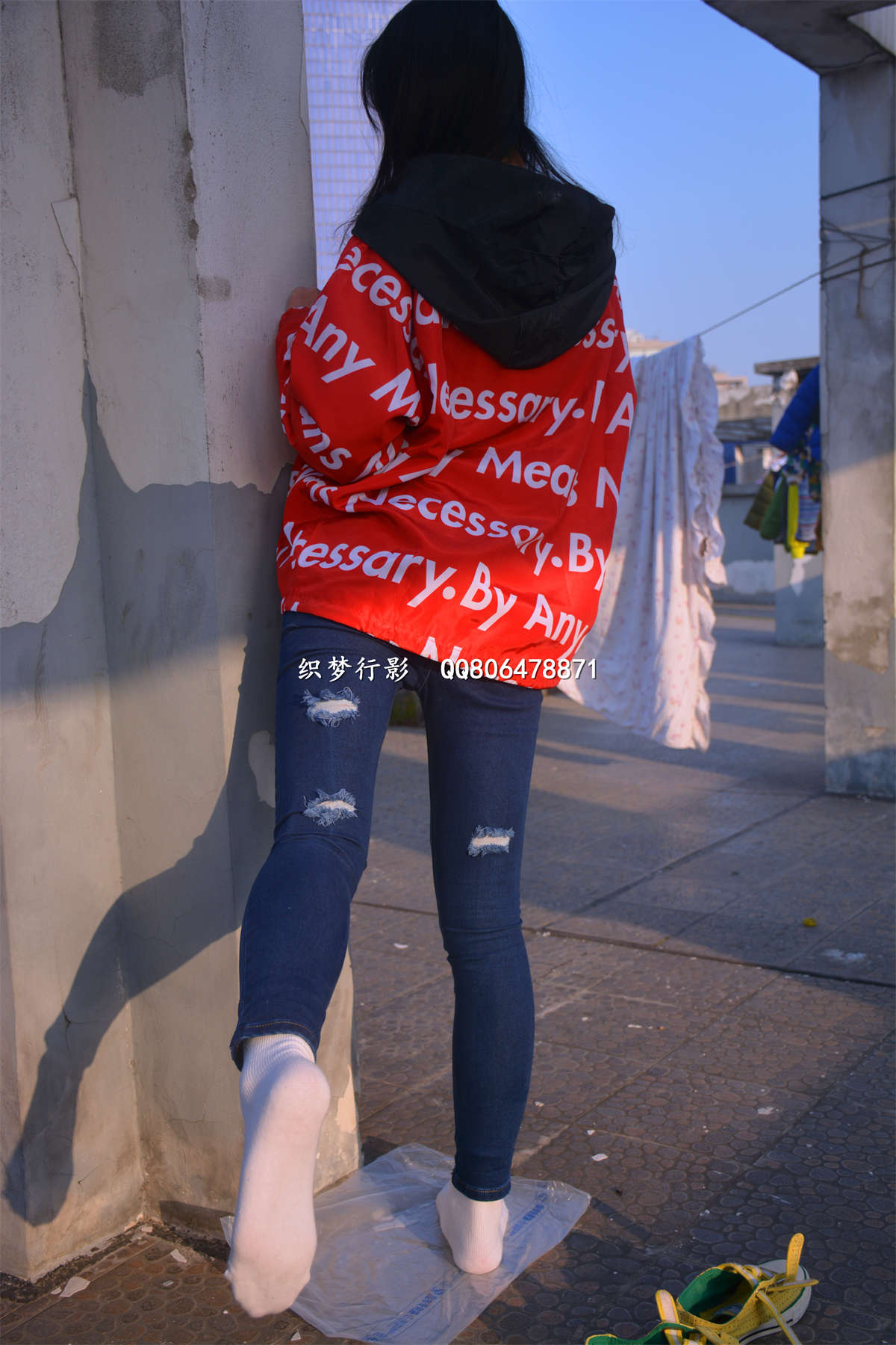 图片[2]-织梦行影摄影作品 第048期 天台白袜-日更街拍