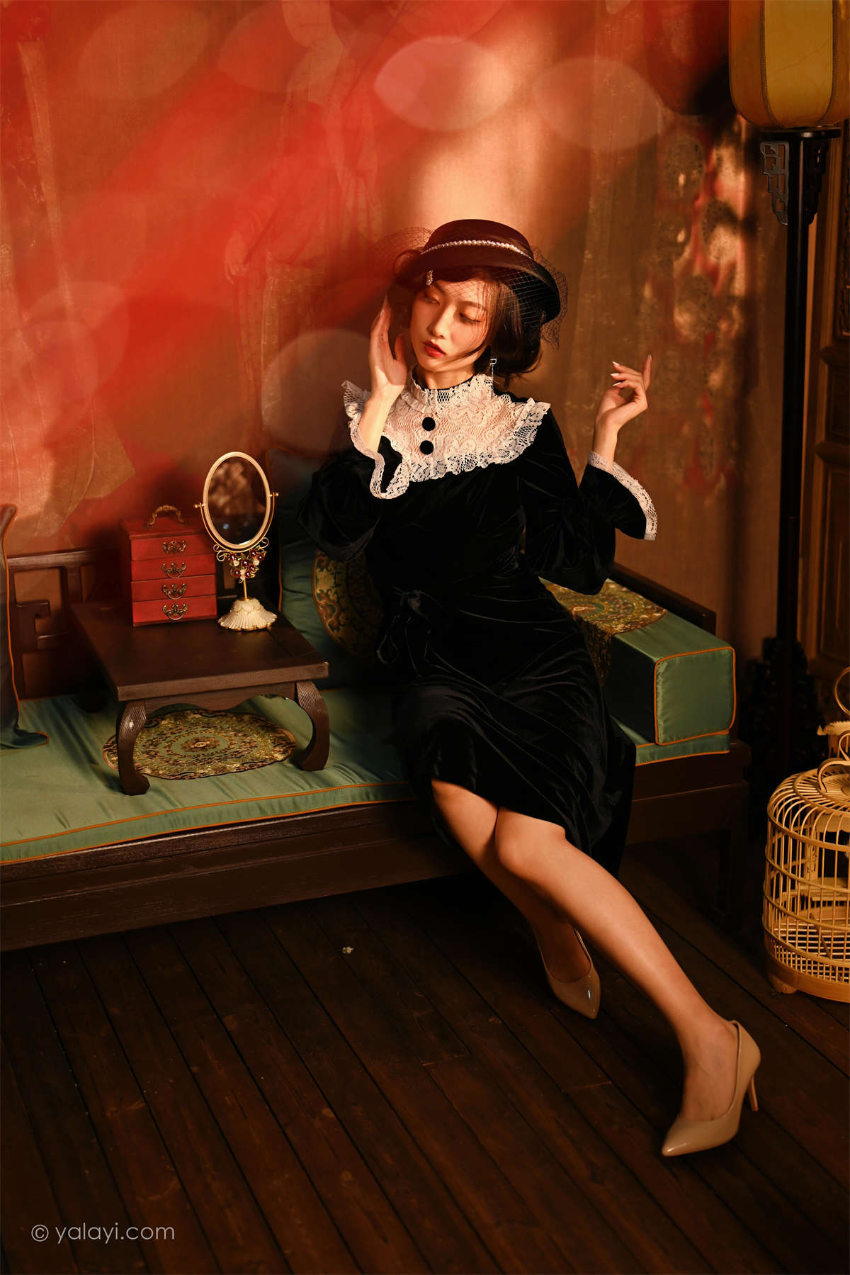 图片[2]-YALAYI雅拉伊2022.01.15 NO.889 莫忘我 佳佳-日更街拍