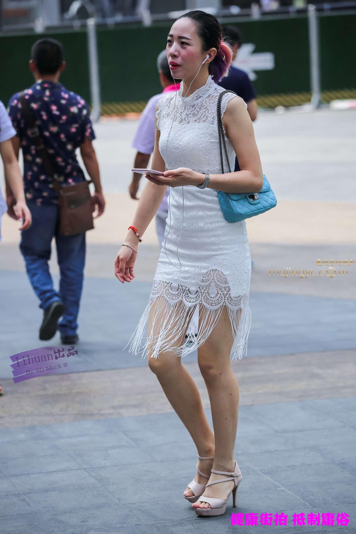 李欢原创-白色一步裙（13P）-日更街拍