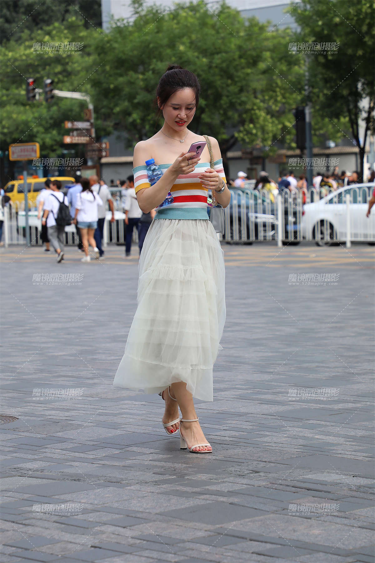 裹胸，性感，小姐姐~-日更街拍