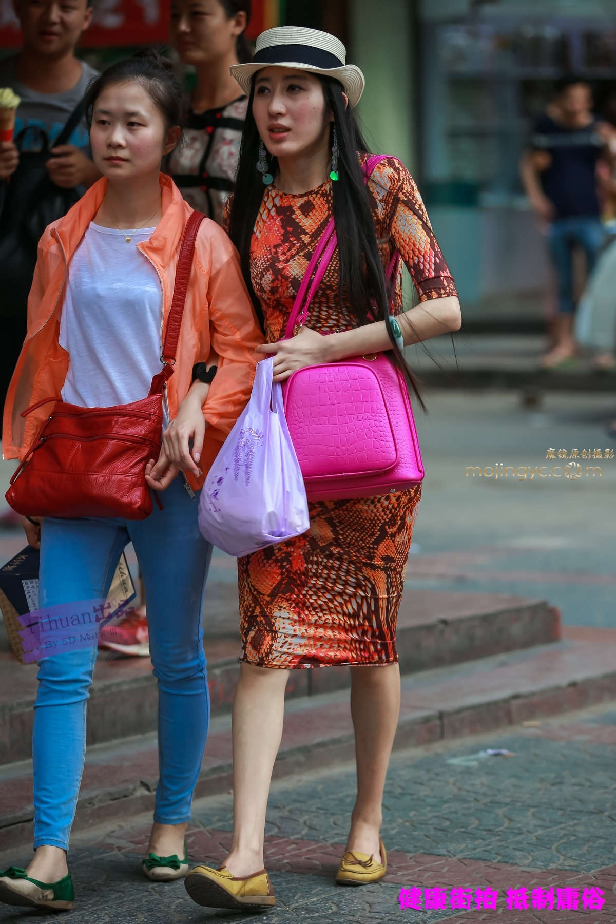 李欢原创-花色一步裙（17P）-日更街拍