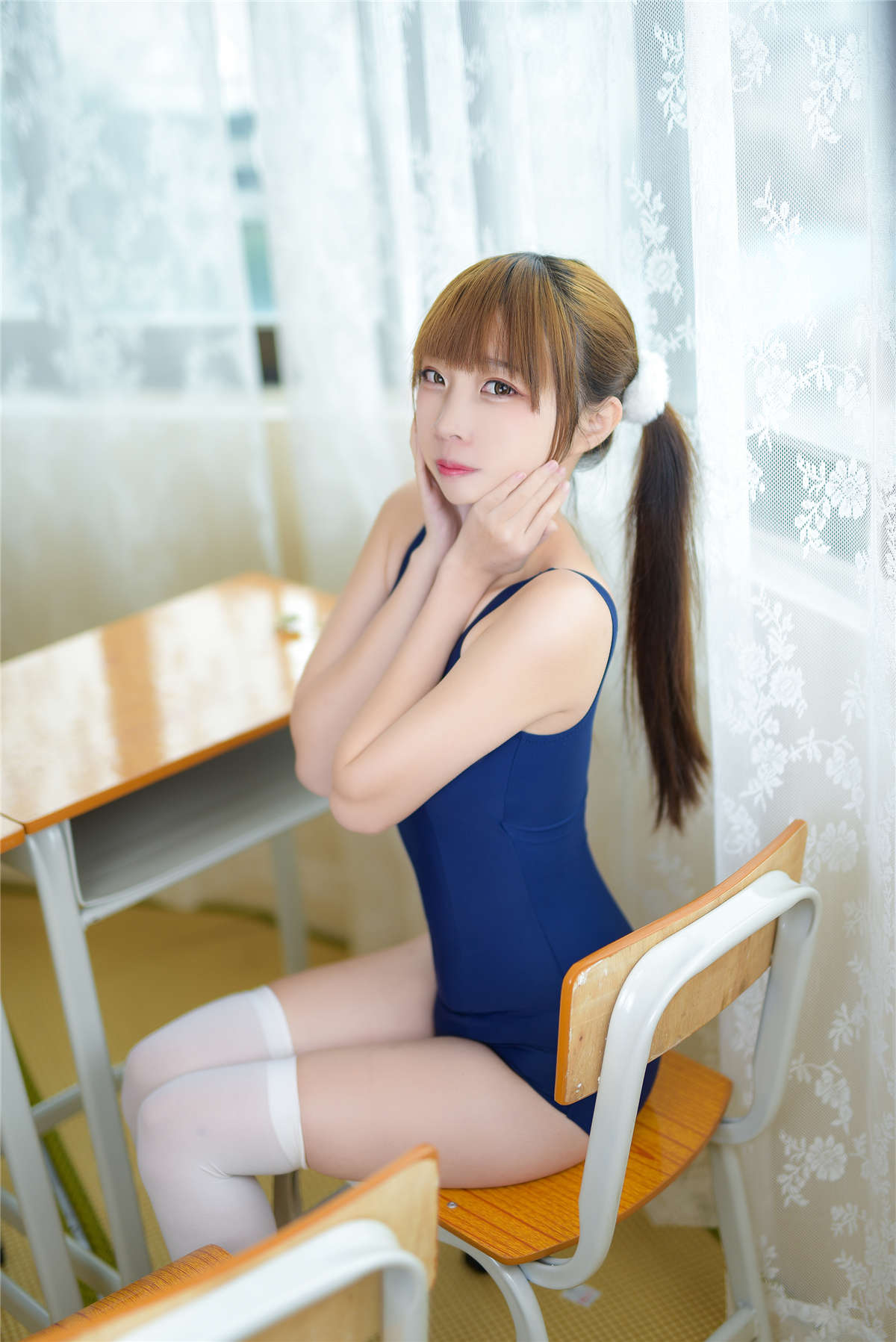 高产型Coser-二佐Nisa  死库水-白丝-日更街拍