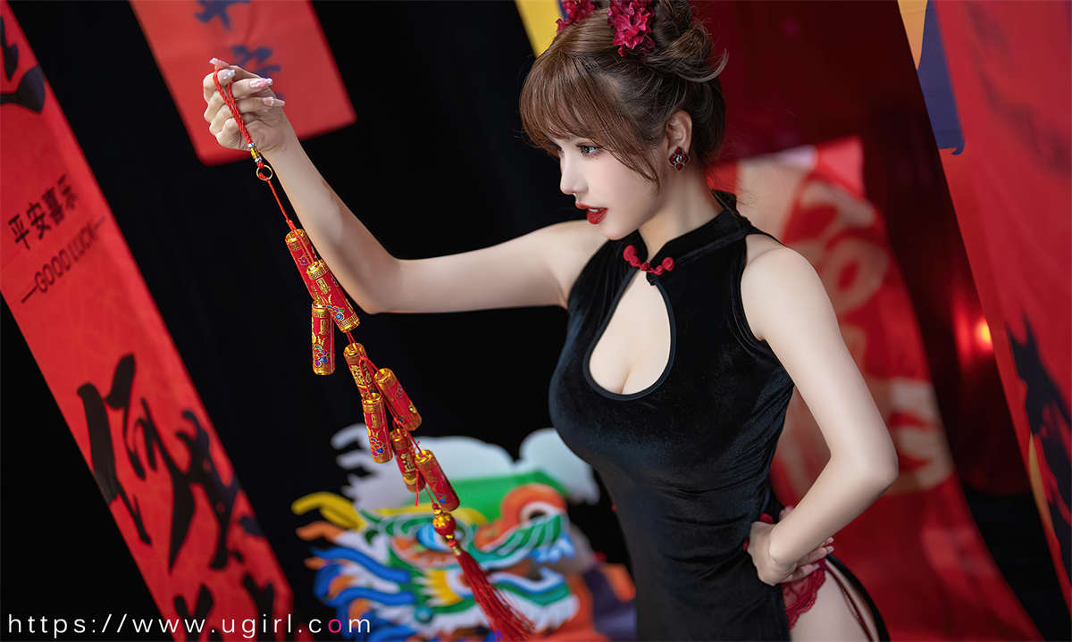 图片[2]-Ugirls爱尤物 No.2769 新年快乐 妮小妖-日更街拍