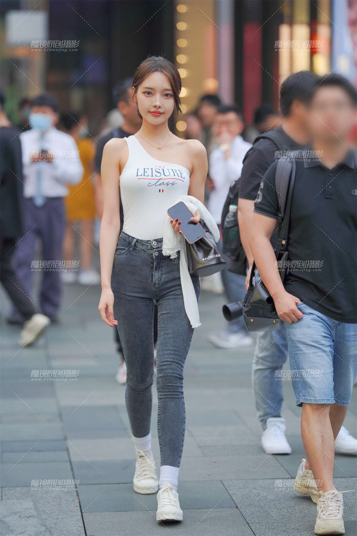 清爽甜美的女孩-日更街拍