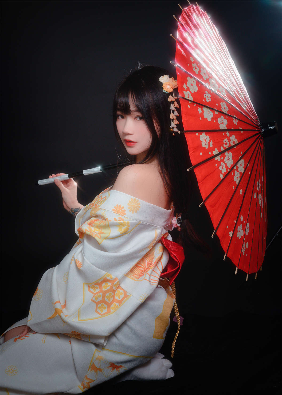 图片[2]-拿相机的执义 和服写真 —神明少女-日更街拍