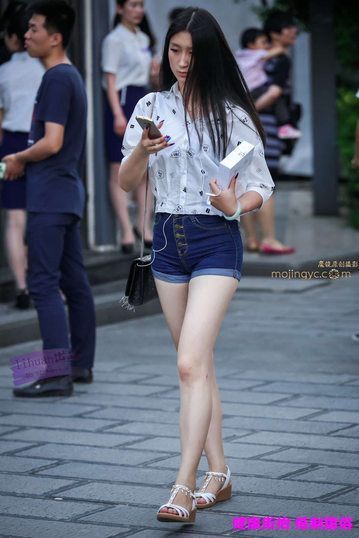 李欢原创-短裤，丰腴（11P）-日更街拍