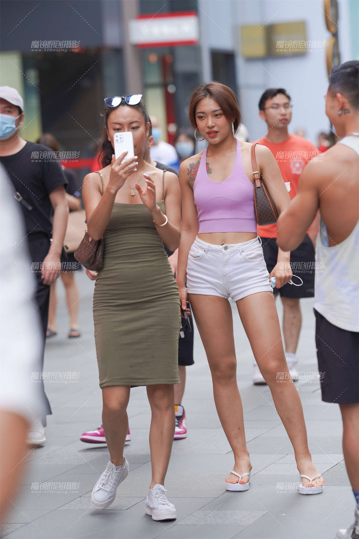 健身美眉-日更街拍