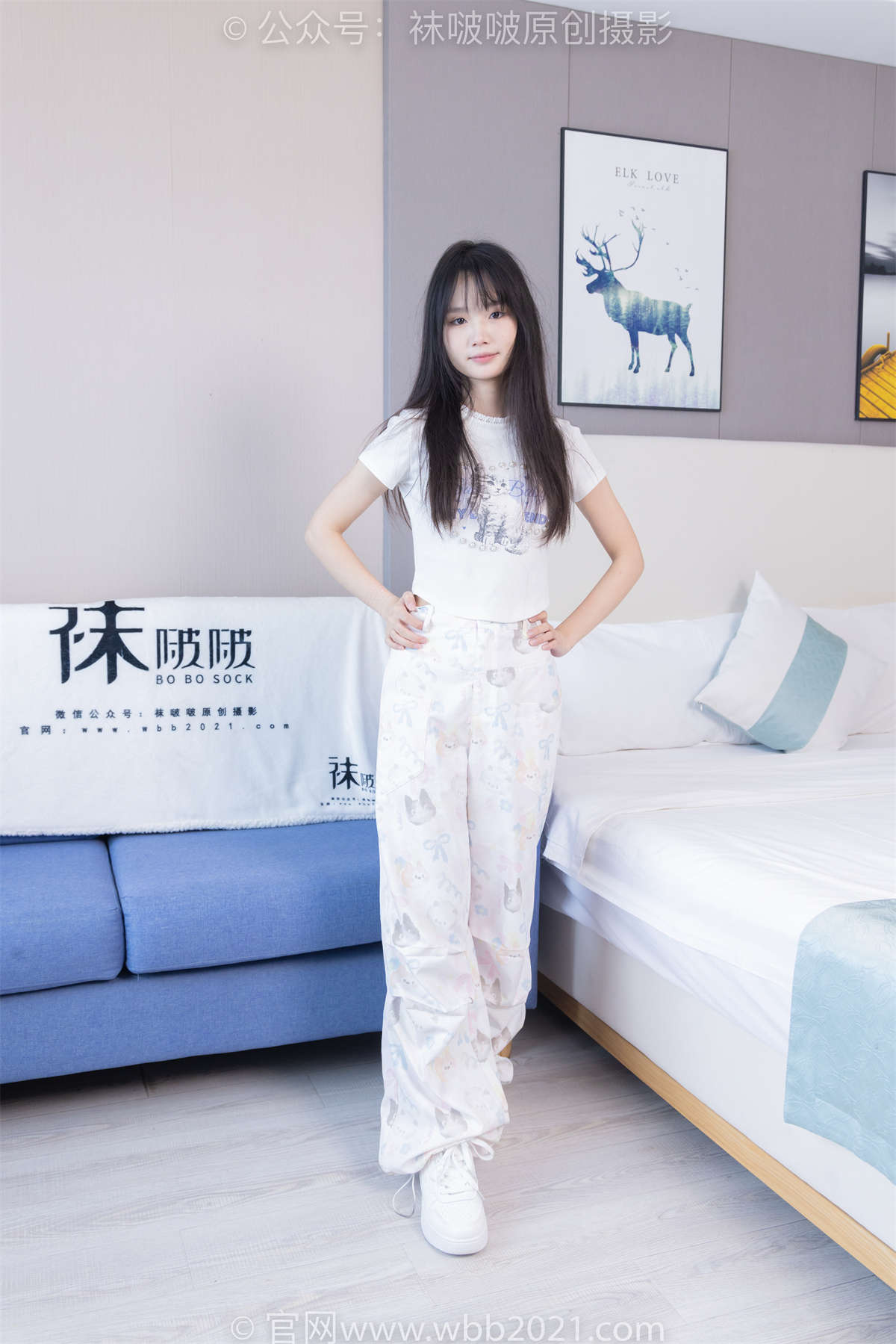 图片[2]-袜啵啵 No.550 甜甜圈-板鞋、自然穿脏白棉袜 超长花絮版-日更街拍