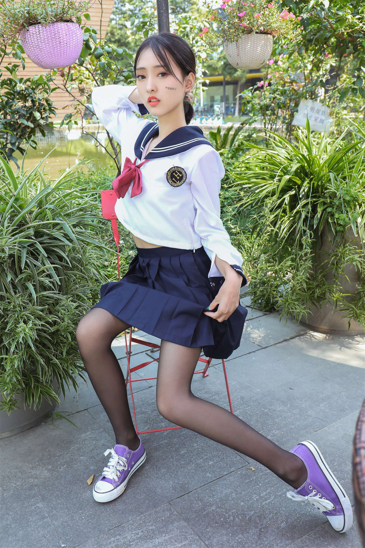 MZSOCK-2020-1111-R016 茜茜-日更街拍