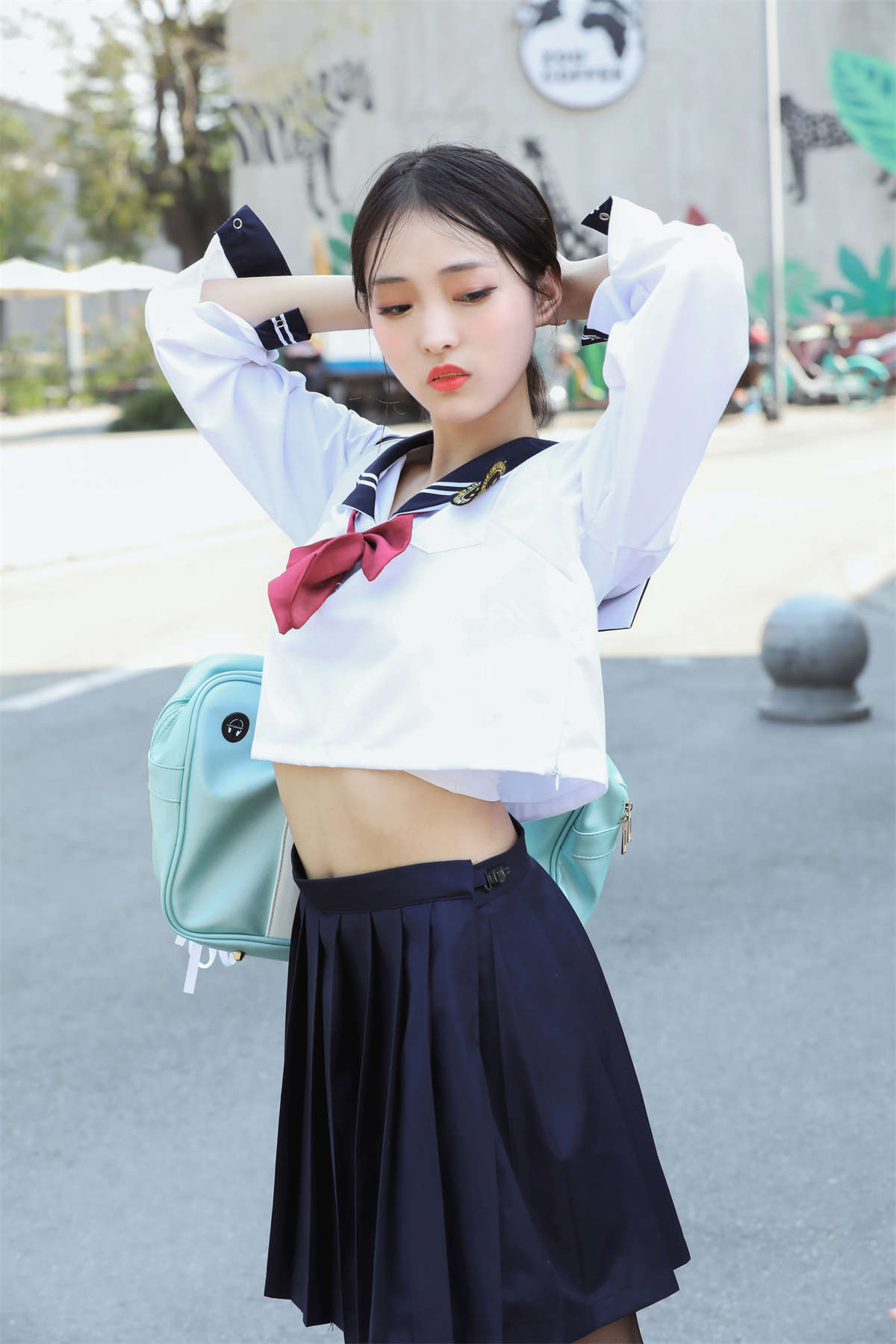 图片[2]-MZSOCK-2020-1111-R016 茜茜-日更街拍