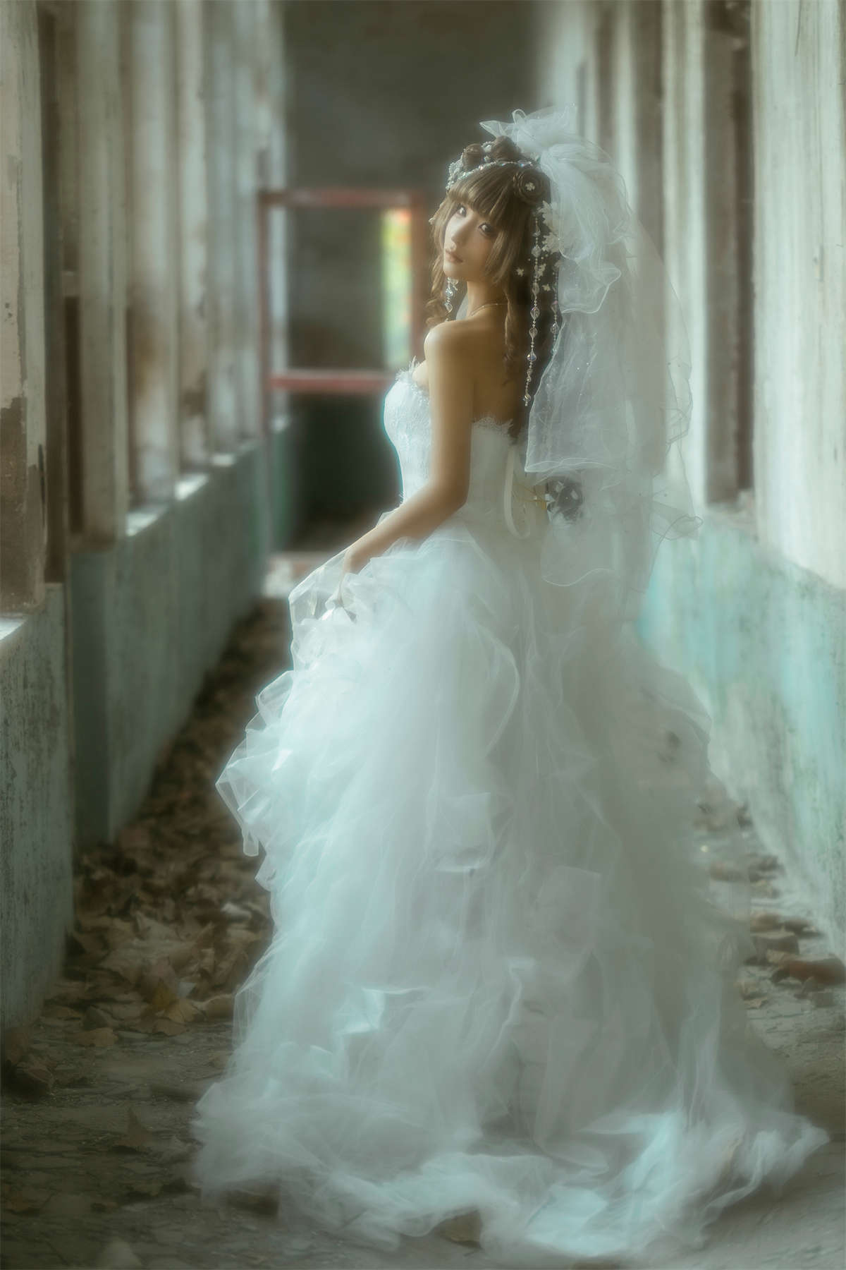 图片[2]-知名动漫博主-蠢沫沫 婚纱-日更街拍